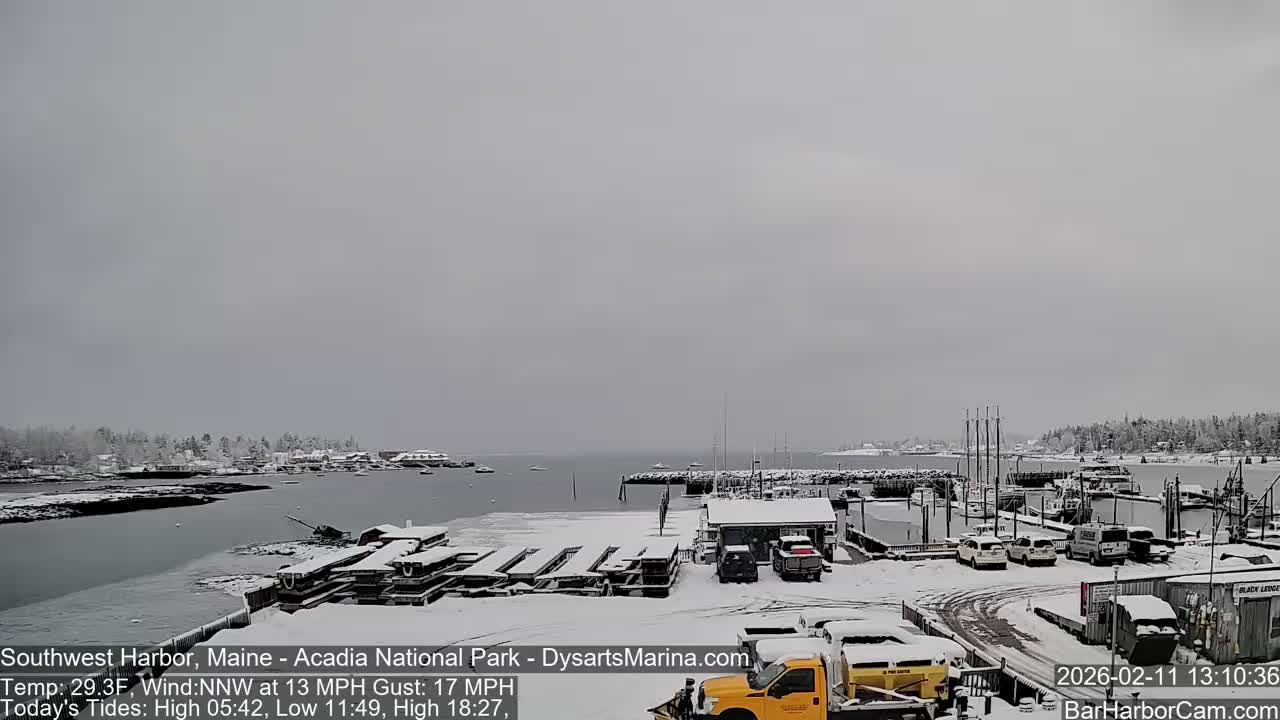 Acadia National Park, Southwest Harbor Live Cam - Maine, USA