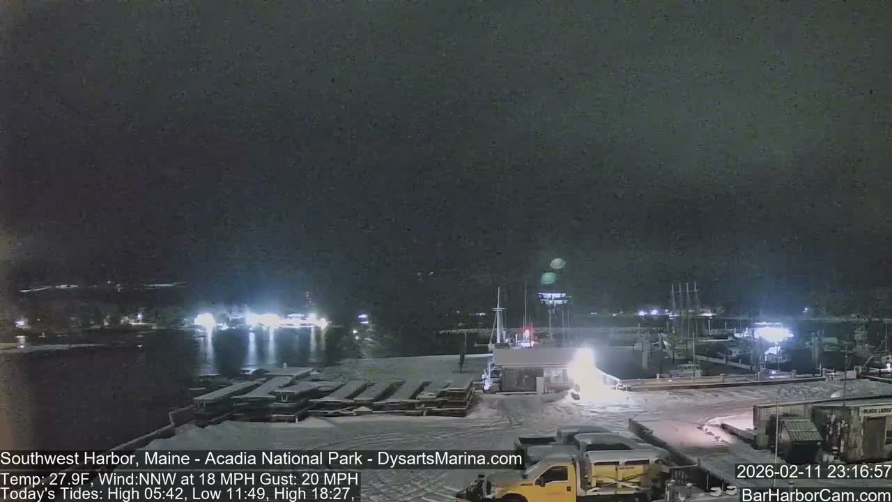 Acadia National Park, Southwest Harbor Live Cam - Maine, USA