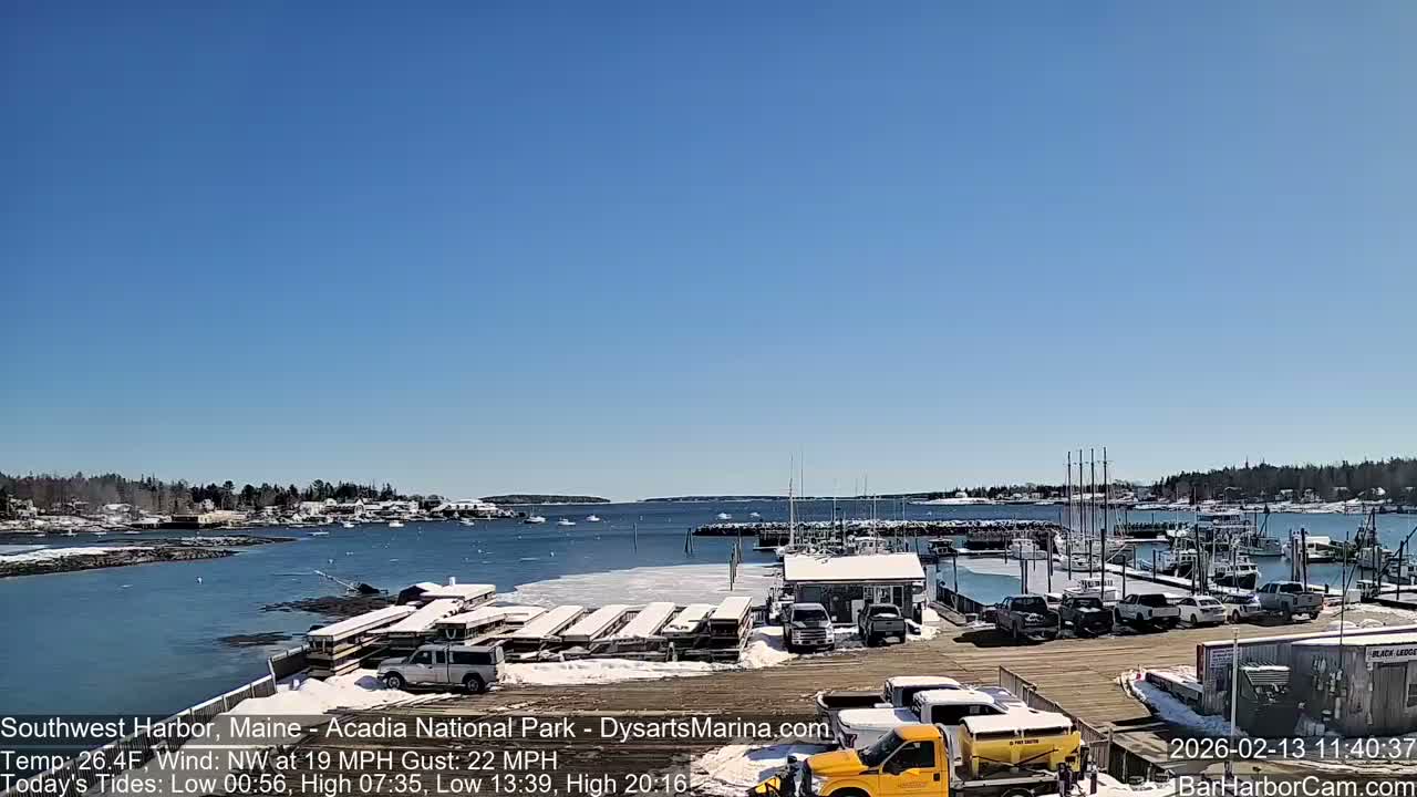 Acadia National Park, Southwest Harbor Live Cam - Maine, USA