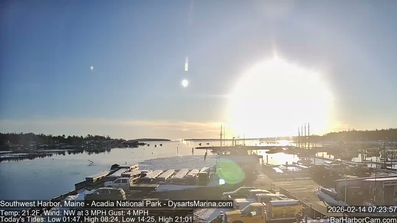 Acadia National Park, Southwest Harbor Live Cam - Maine, USA