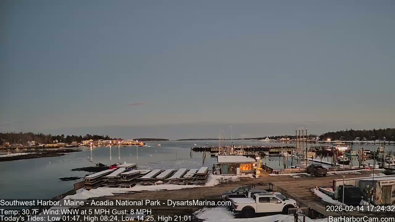 Acadia National Park, Southwest Harbor Live Cam - Maine, USA