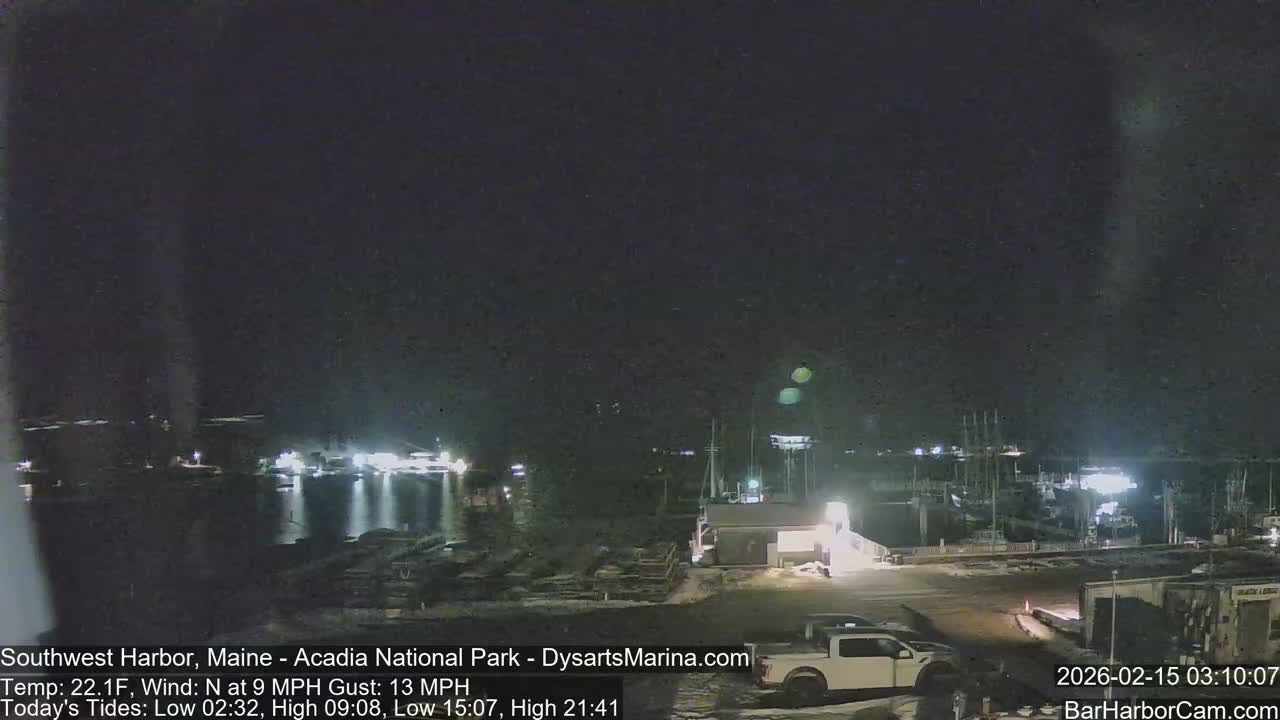 Acadia National Park, Southwest Harbor Live Cam - Maine, USA
