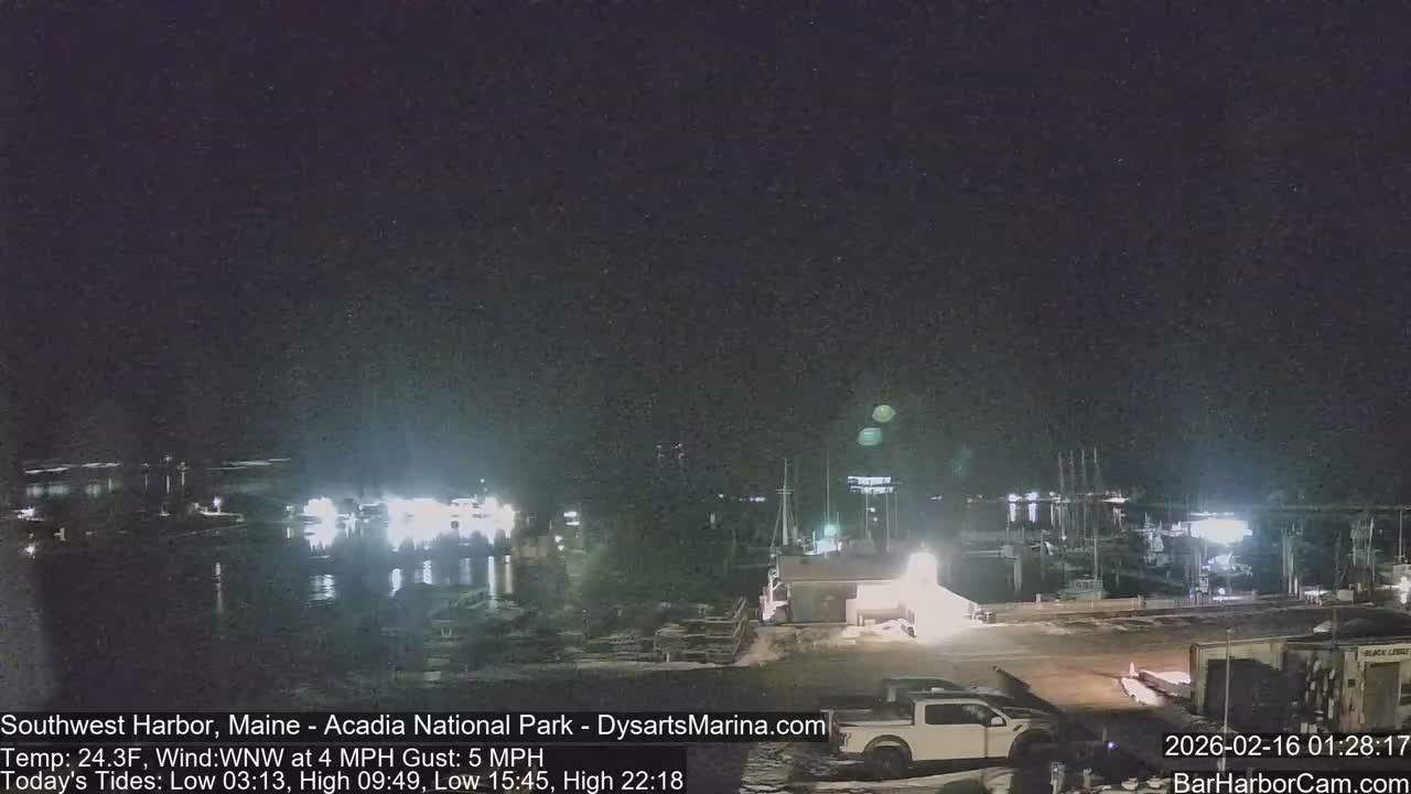 Acadia National Park, Southwest Harbor Live Cam - Maine, USA
