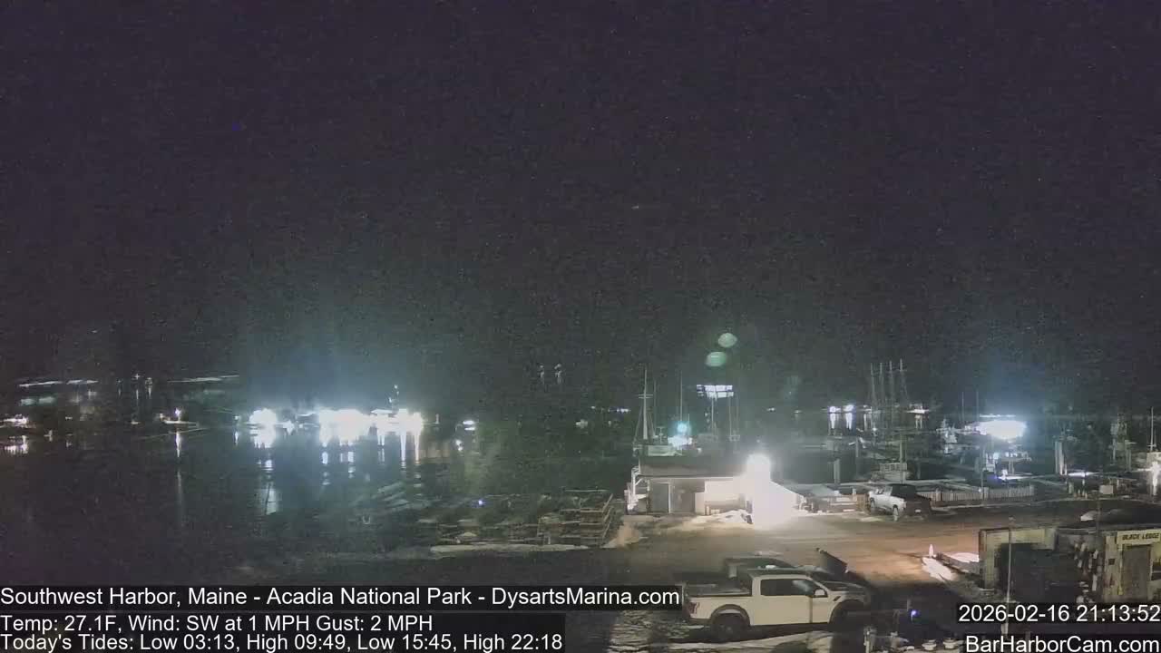 Acadia National Park, Southwest Harbor Live Cam - Maine, USA