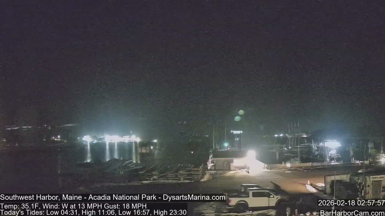 Acadia National Park, Southwest Harbor Live Cam - Maine, USA