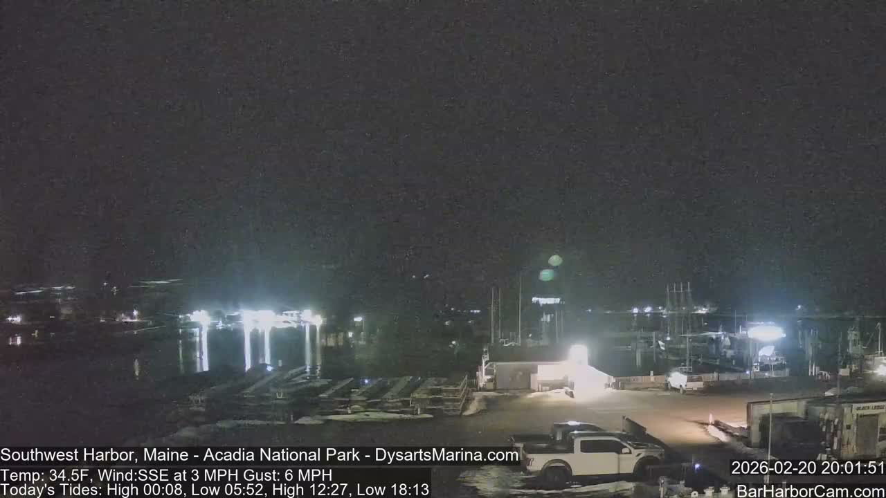 Acadia National Park, Southwest Harbor Live Cam - Maine, USA