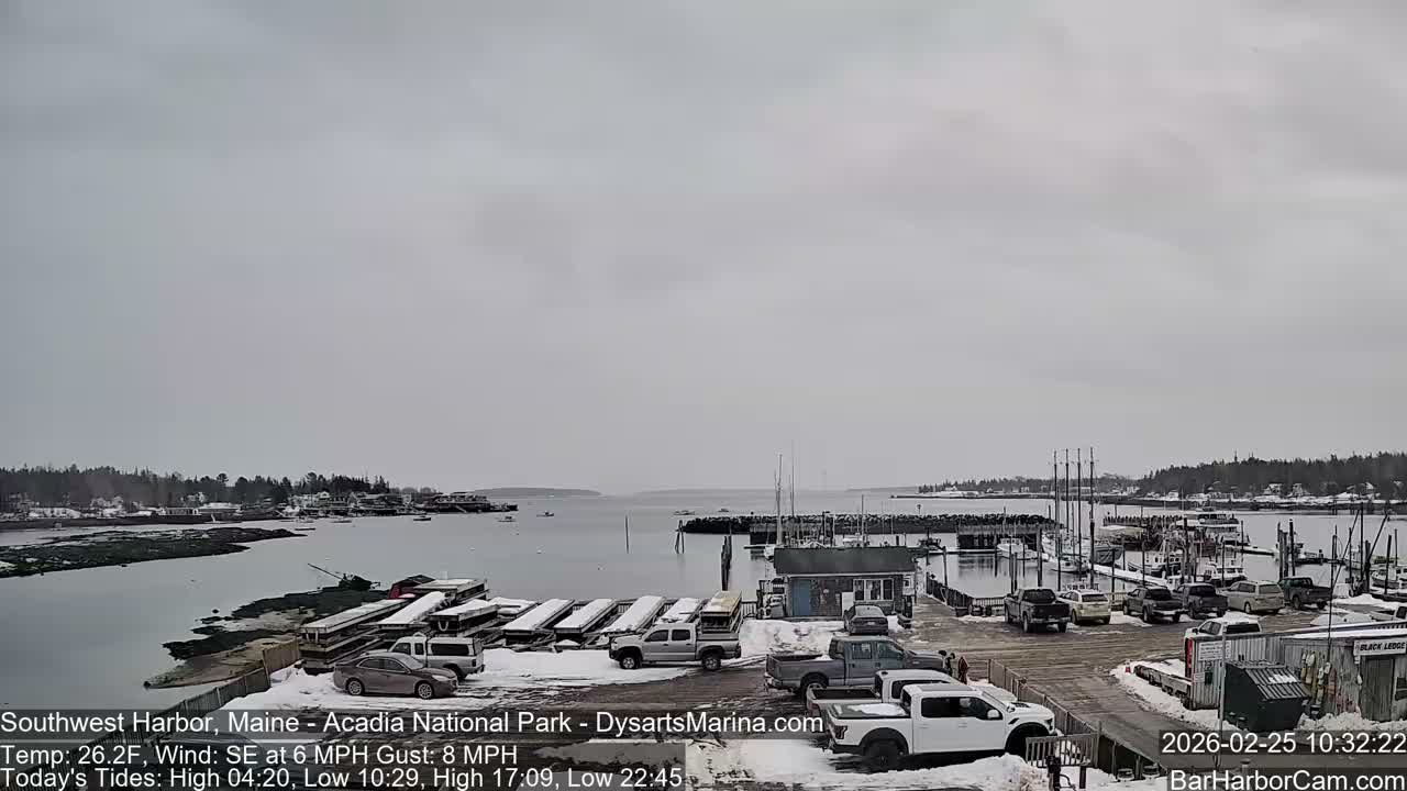Acadia National Park, Southwest Harbor Live Cam - Maine, USA