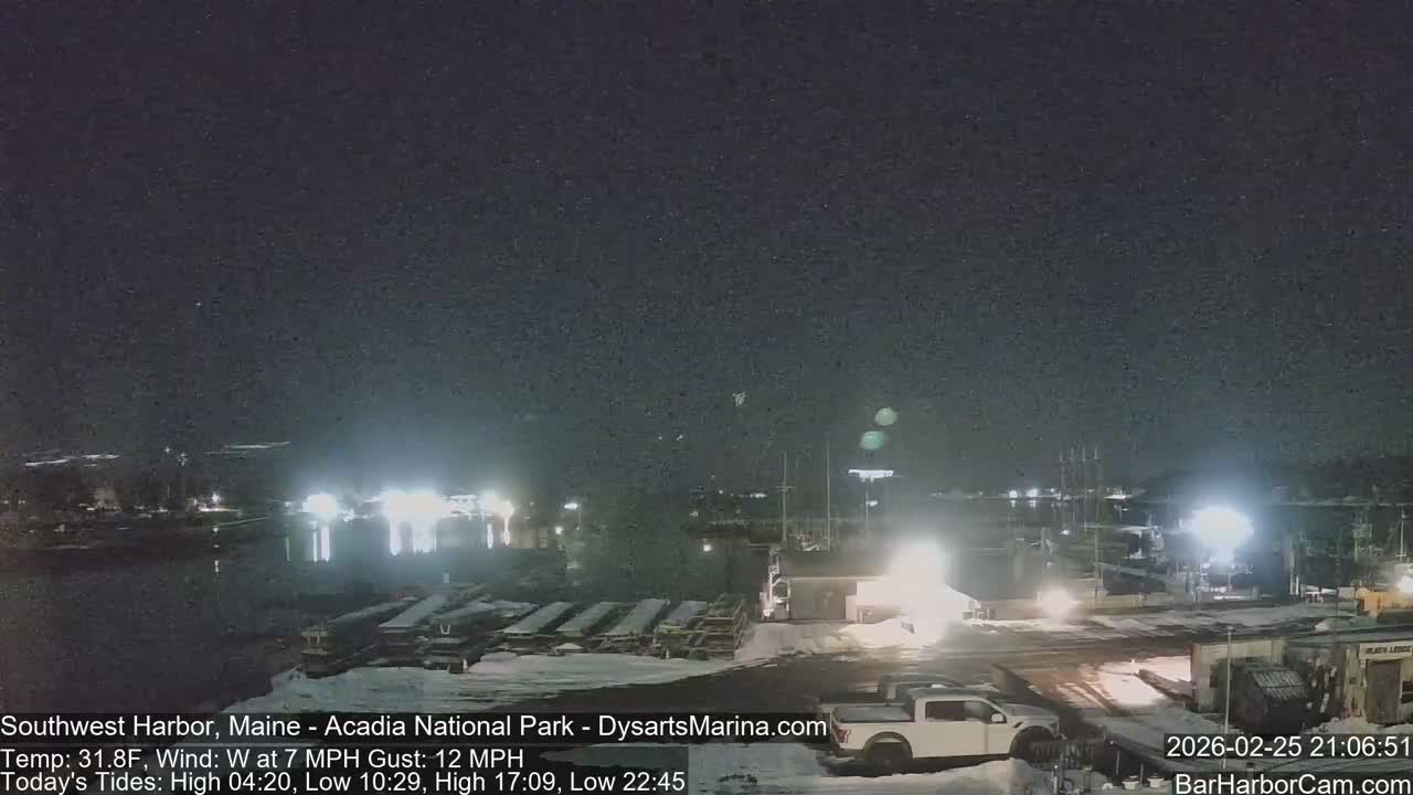 Acadia National Park, Southwest Harbor Live Cam - Maine, USA