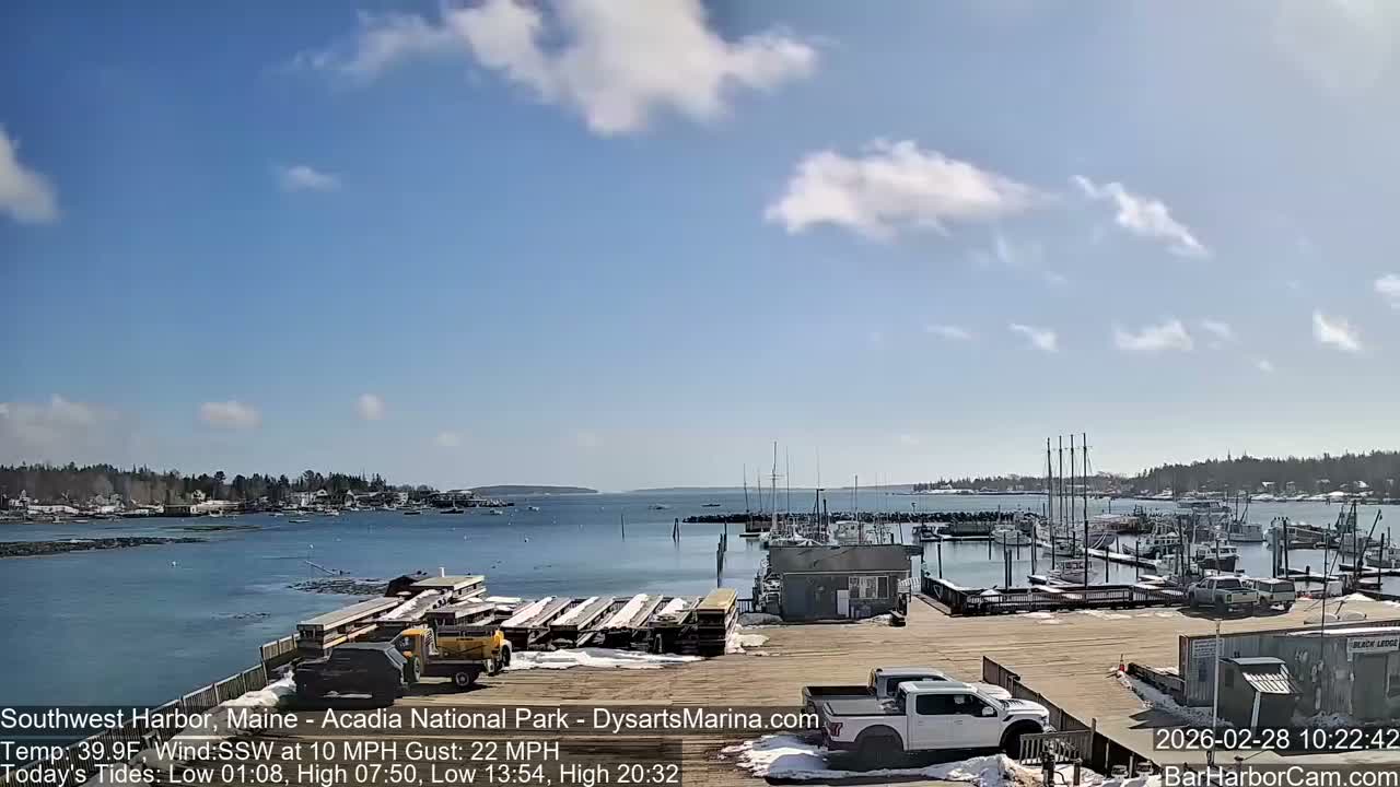 Acadia National Park, Southwest Harbor Live Cam - Maine, USA