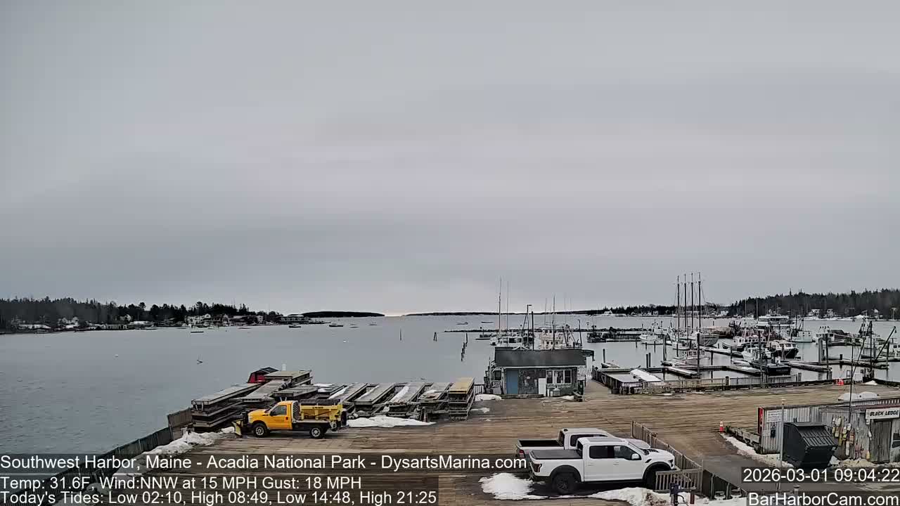 Acadia National Park, Southwest Harbor Live Cam - Maine, USA