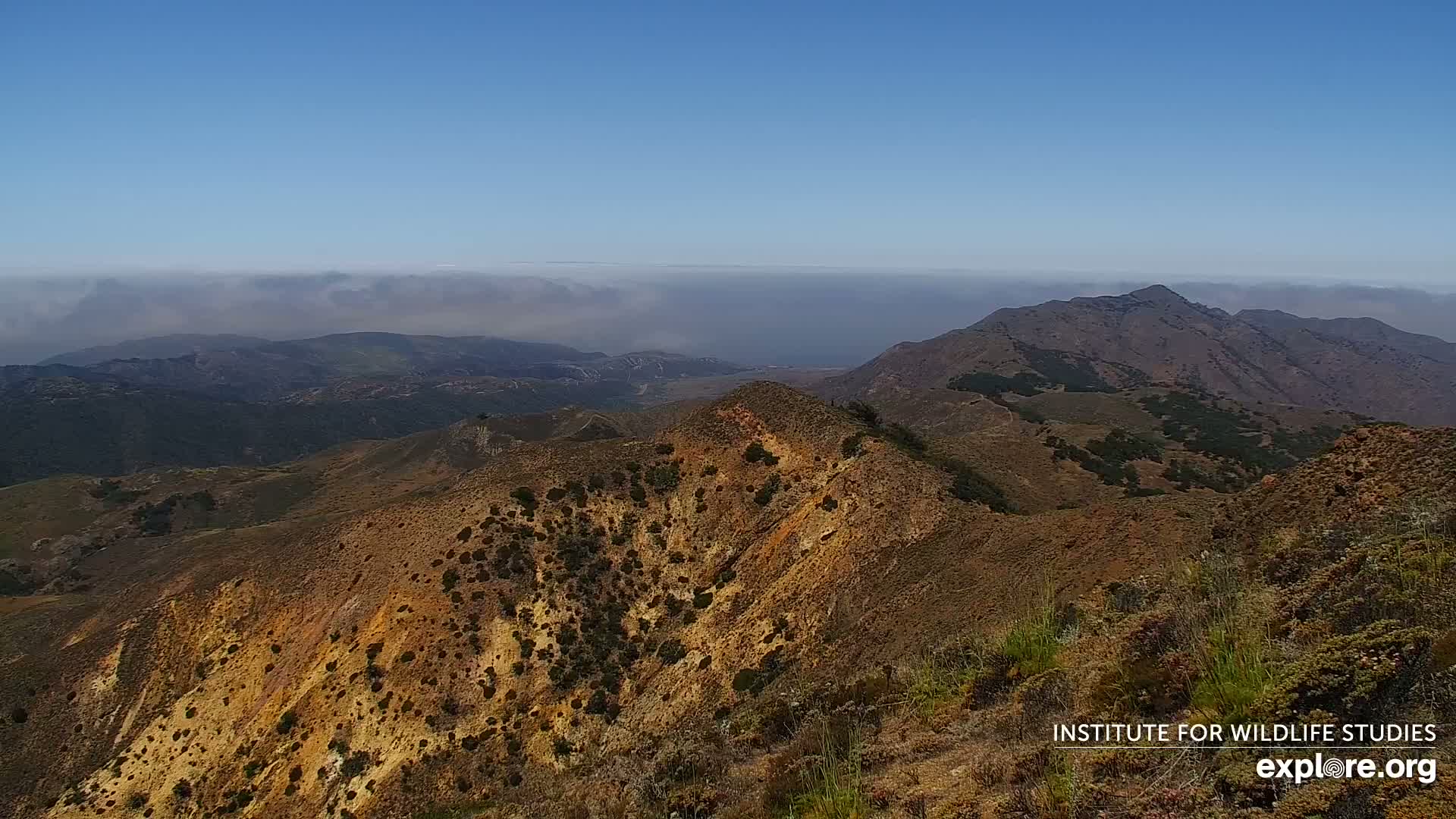 Santa Paula, Channel Islands & Pasific View from Santa Paula Peak & Last Change Trail Live Cam - Santa Paula, Ventura, California, USA