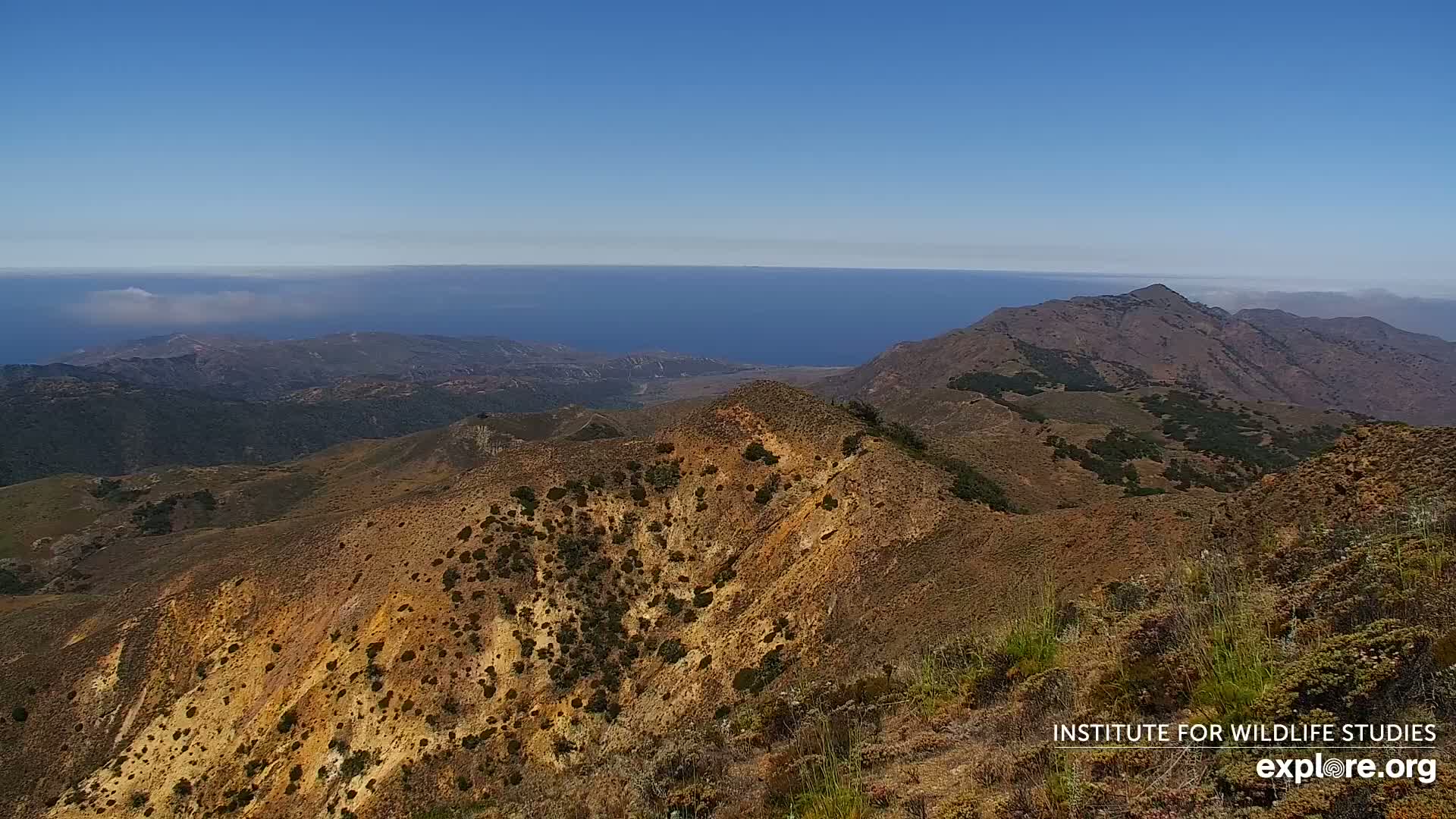 Santa Paula, Channel Islands & Pasific View from Santa Paula Peak & Last Change Trail Live Cam - Santa Paula, Ventura, California, USA