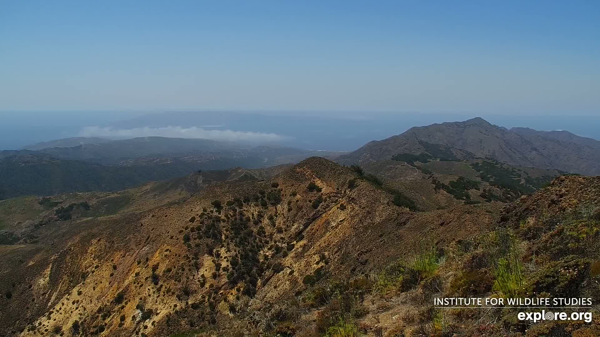 Santa Paula, Channel Islands & Pasific View from Santa Paula Peak & Last Change Trail Live Cam - Santa Paula, Ventura, California, USA