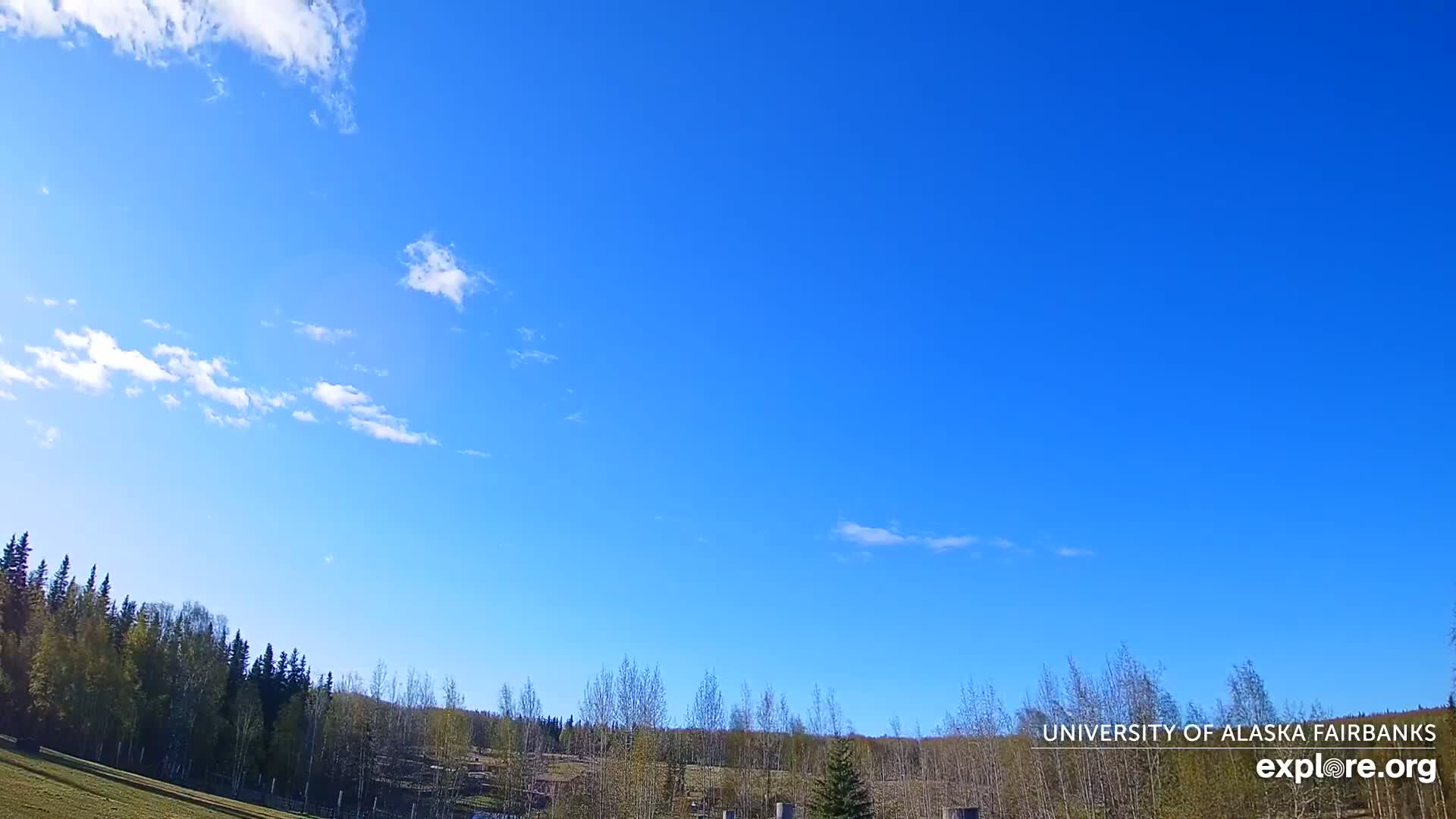 University of Alaska, Fairbanks North Star Northern Lights / Aurora Borealis / Stars View Live Cam - Faibanks, Fairbanks North Star, Alaska, USA