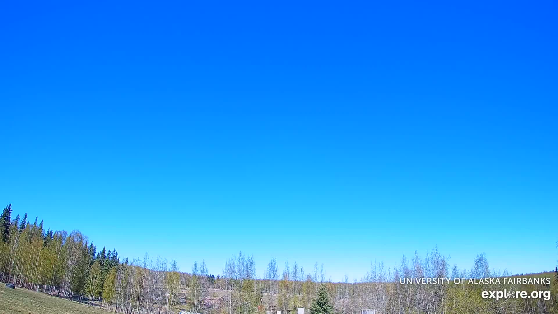 University of Alaska, Fairbanks North Star Northern Lights / Aurora Borealis / Stars View Live Cam - Faibanks, Fairbanks North Star, Alaska, USA
