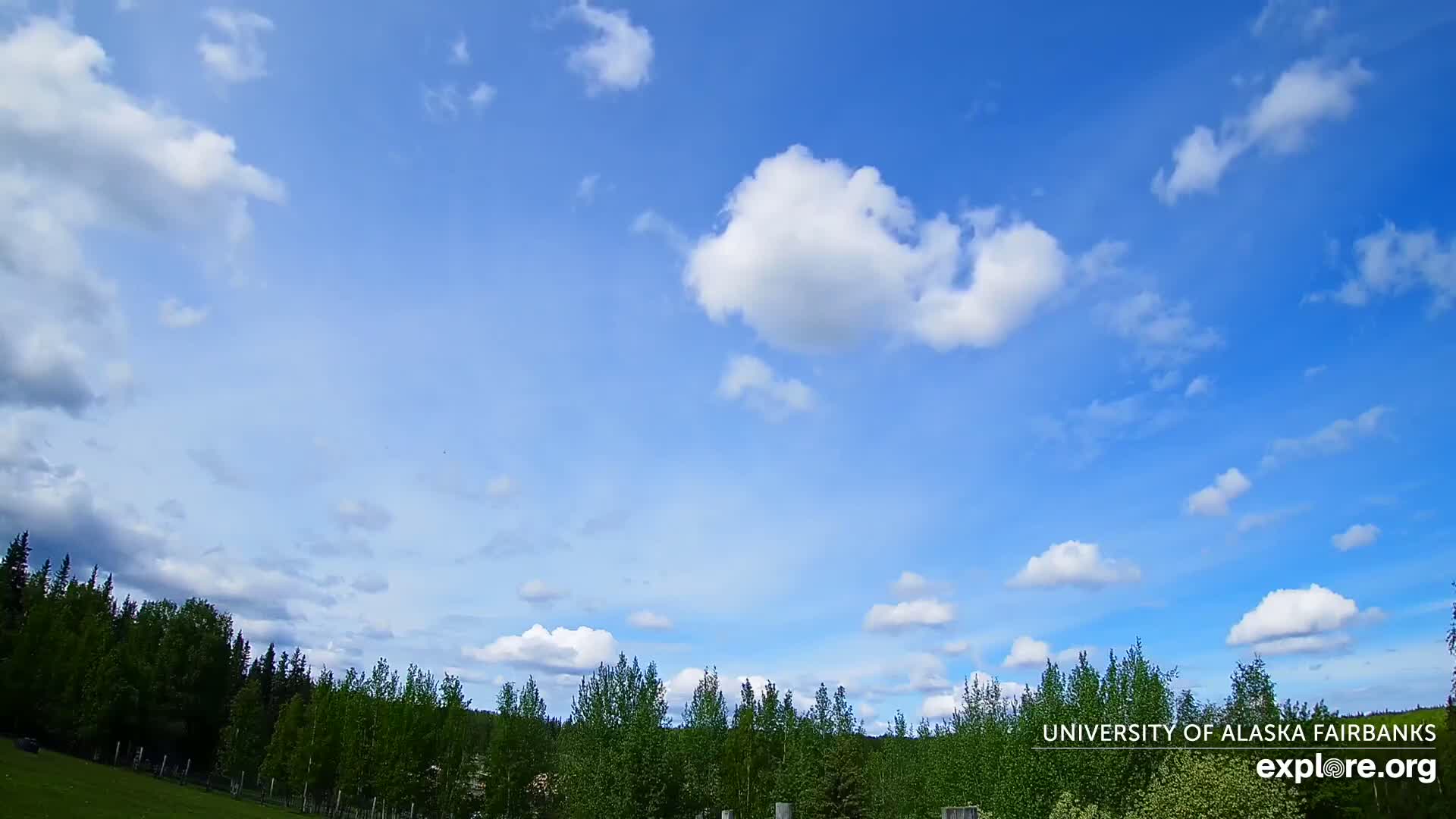 University of Alaska, Fairbanks North Star Northern Lights / Aurora Borealis / Stars View Live Cam - Faibanks, Fairbanks North Star, Alaska, USA
