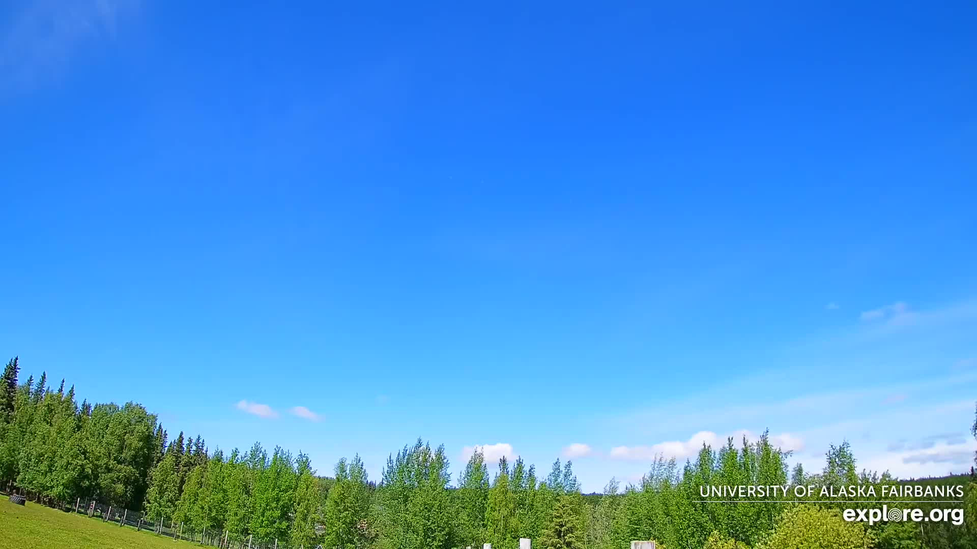 University of Alaska, Fairbanks North Star Northern Lights / Aurora Borealis / Stars View Live Cam - Faibanks, Fairbanks North Star, Alaska, USA