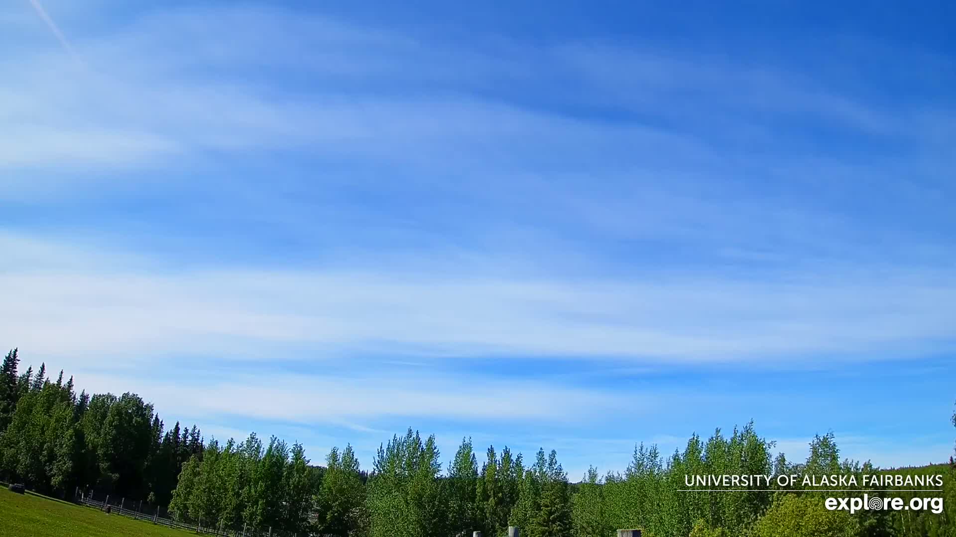 University of Alaska, Fairbanks North Star Northern Lights / Aurora Borealis / Stars View Live Cam - Faibanks, Fairbanks North Star, Alaska, USA
