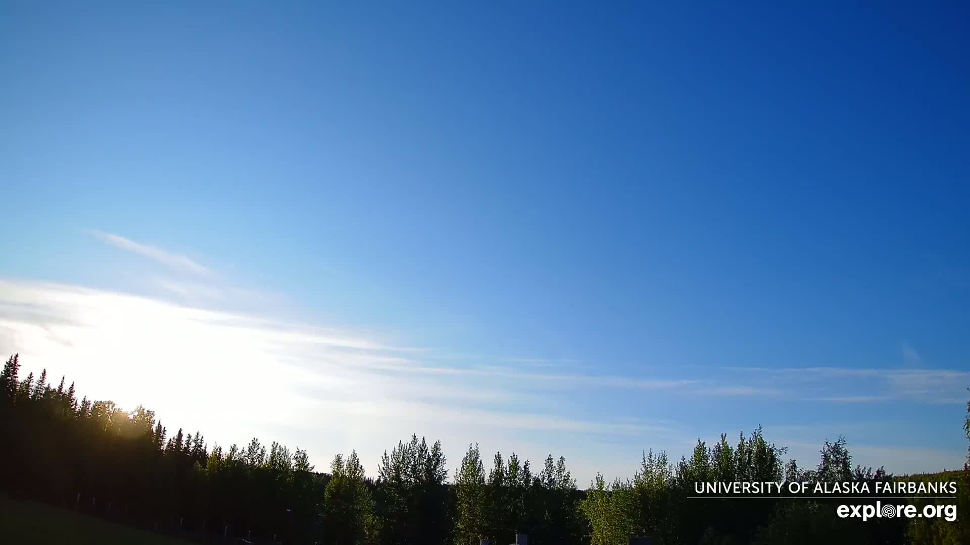 University of Alaska, Fairbanks North Star Northern Lights / Aurora Borealis / Stars View Live Cam - Faibanks, Fairbanks North Star, Alaska, USA