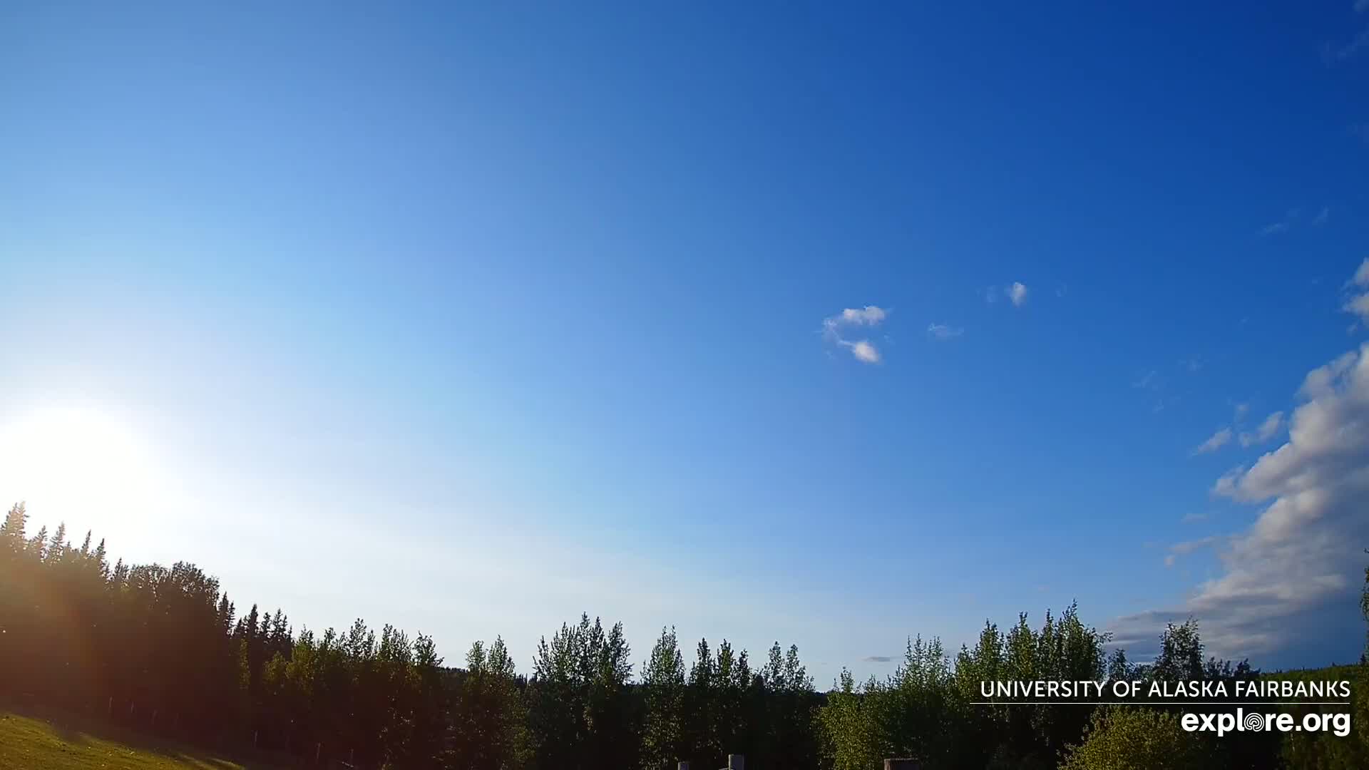 University of Alaska, Fairbanks North Star Northern Lights / Aurora Borealis / Stars View Live Cam - Faibanks, Fairbanks North Star, Alaska, USA