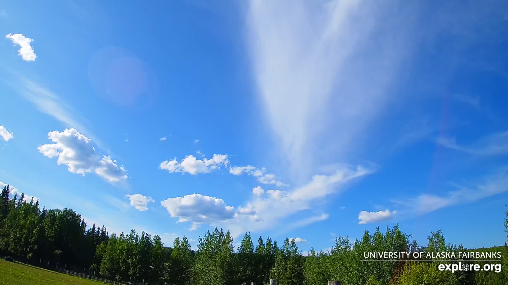 University of Alaska, Fairbanks North Star Northern Lights / Aurora Borealis / Stars View Live Cam - Faibanks, Fairbanks North Star, Alaska, USA