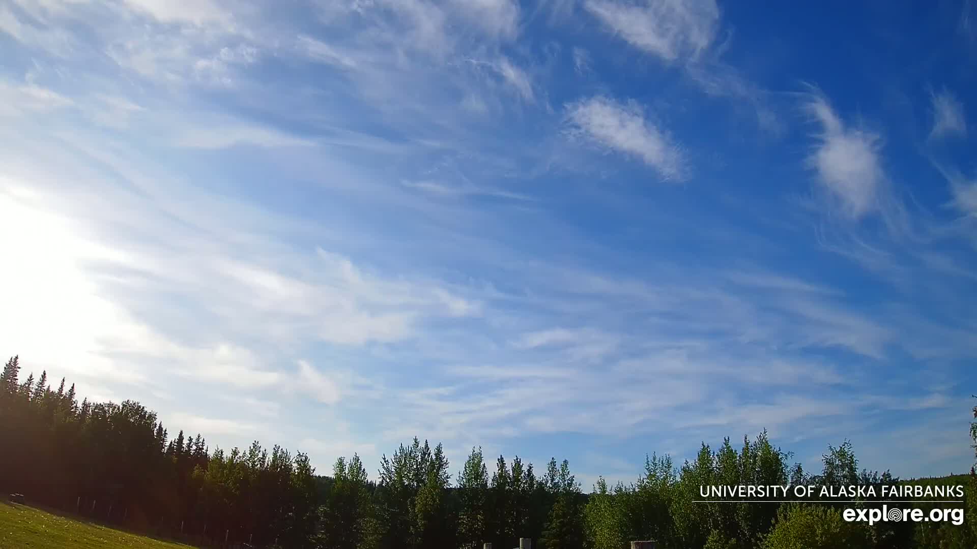 University of Alaska, Fairbanks North Star Northern Lights / Aurora Borealis / Stars View Live Cam - Faibanks, Fairbanks North Star, Alaska, USA