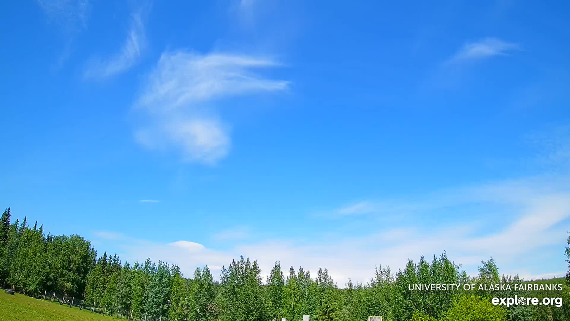 University of Alaska, Fairbanks North Star Northern Lights / Aurora Borealis / Stars View Live Cam - Faibanks, Fairbanks North Star, Alaska, USA