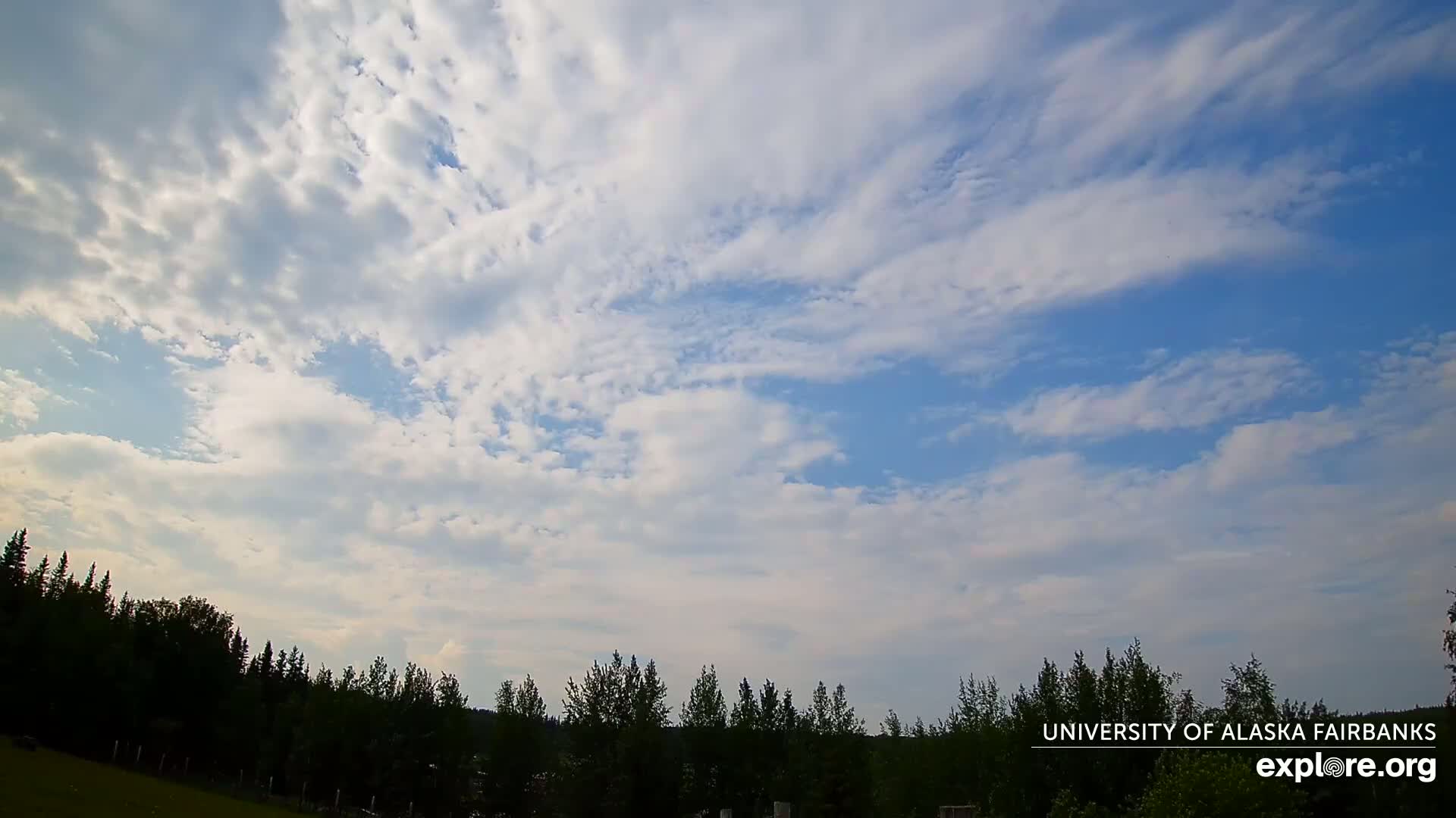University of Alaska, Fairbanks North Star Northern Lights / Aurora Borealis / Stars View Live Cam - Faibanks, Fairbanks North Star, Alaska, USA