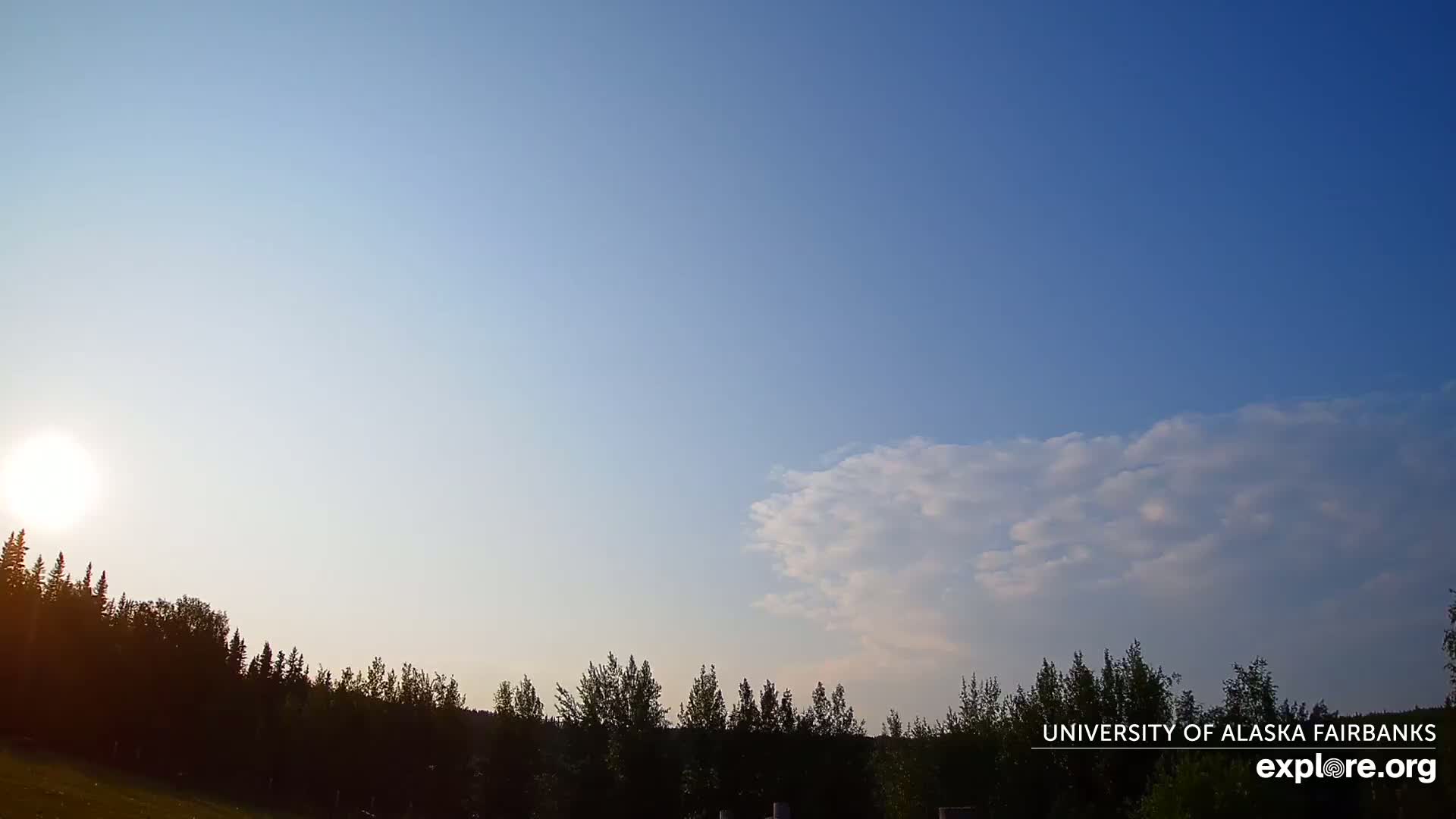 University of Alaska, Fairbanks North Star Northern Lights / Aurora Borealis / Stars View Live Cam - Faibanks, Fairbanks North Star, Alaska, USA