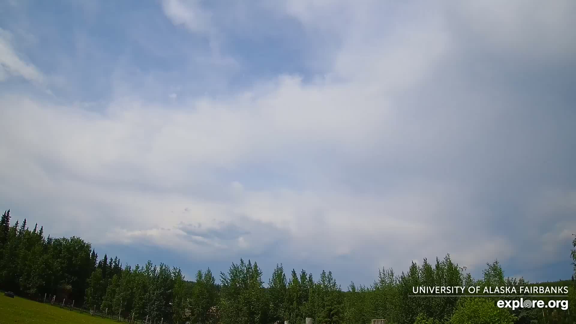 University of Alaska, Fairbanks North Star Northern Lights / Aurora Borealis / Stars View Live Cam - Faibanks, Fairbanks North Star, Alaska, USA