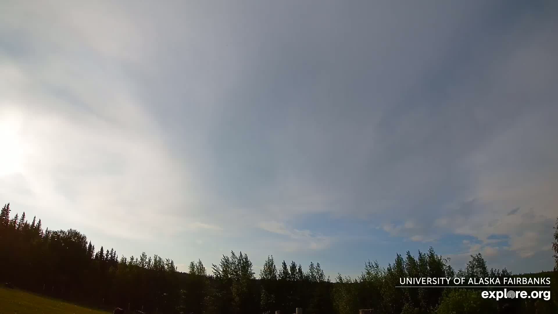 University of Alaska, Fairbanks North Star Northern Lights / Aurora Borealis / Stars View Live Cam - Faibanks, Fairbanks North Star, Alaska, USA