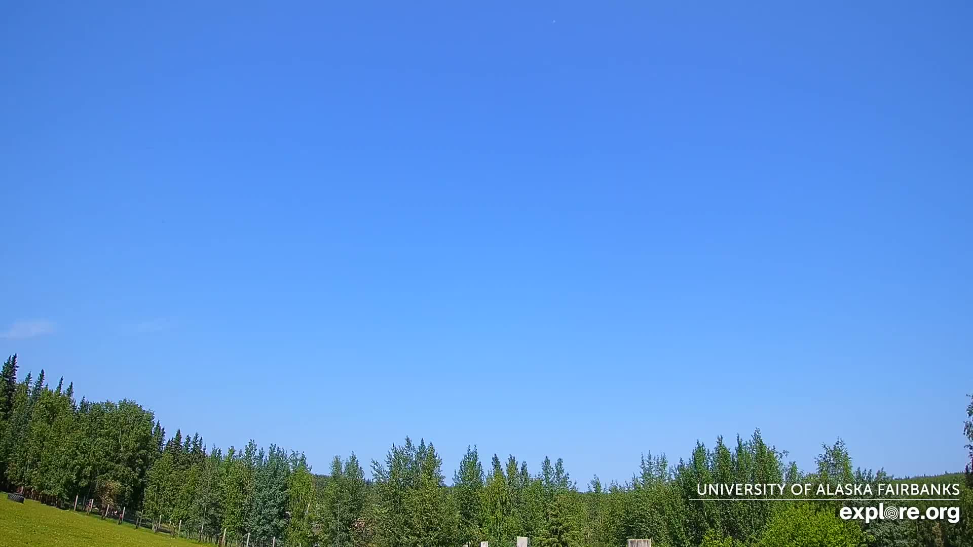 University of Alaska, Fairbanks North Star Northern Lights / Aurora Borealis / Stars View Live Cam - Faibanks, Fairbanks North Star, Alaska, USA
