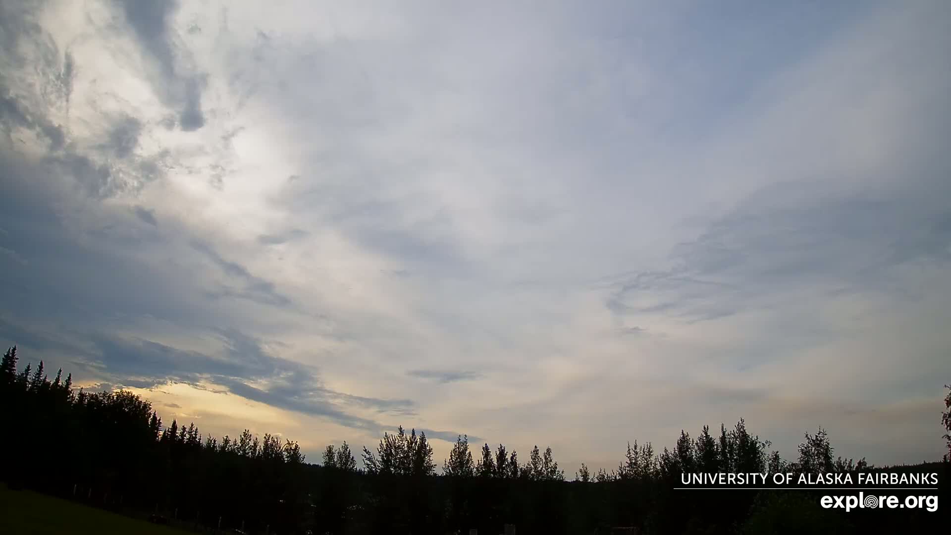 University of Alaska, Fairbanks North Star Northern Lights / Aurora Borealis / Stars View Live Cam - Faibanks, Fairbanks North Star, Alaska, USA