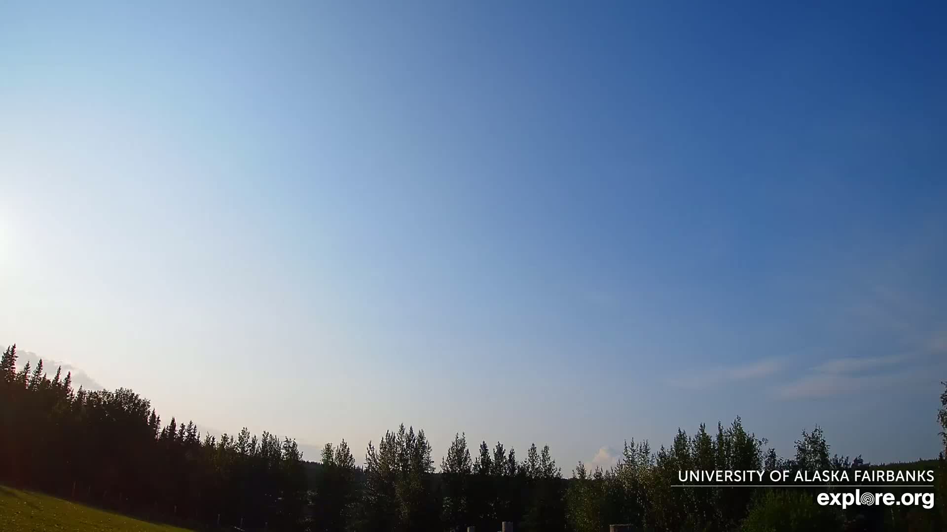 University of Alaska, Fairbanks North Star Northern Lights / Aurora Borealis / Stars View Live Cam - Faibanks, Fairbanks North Star, Alaska, USA