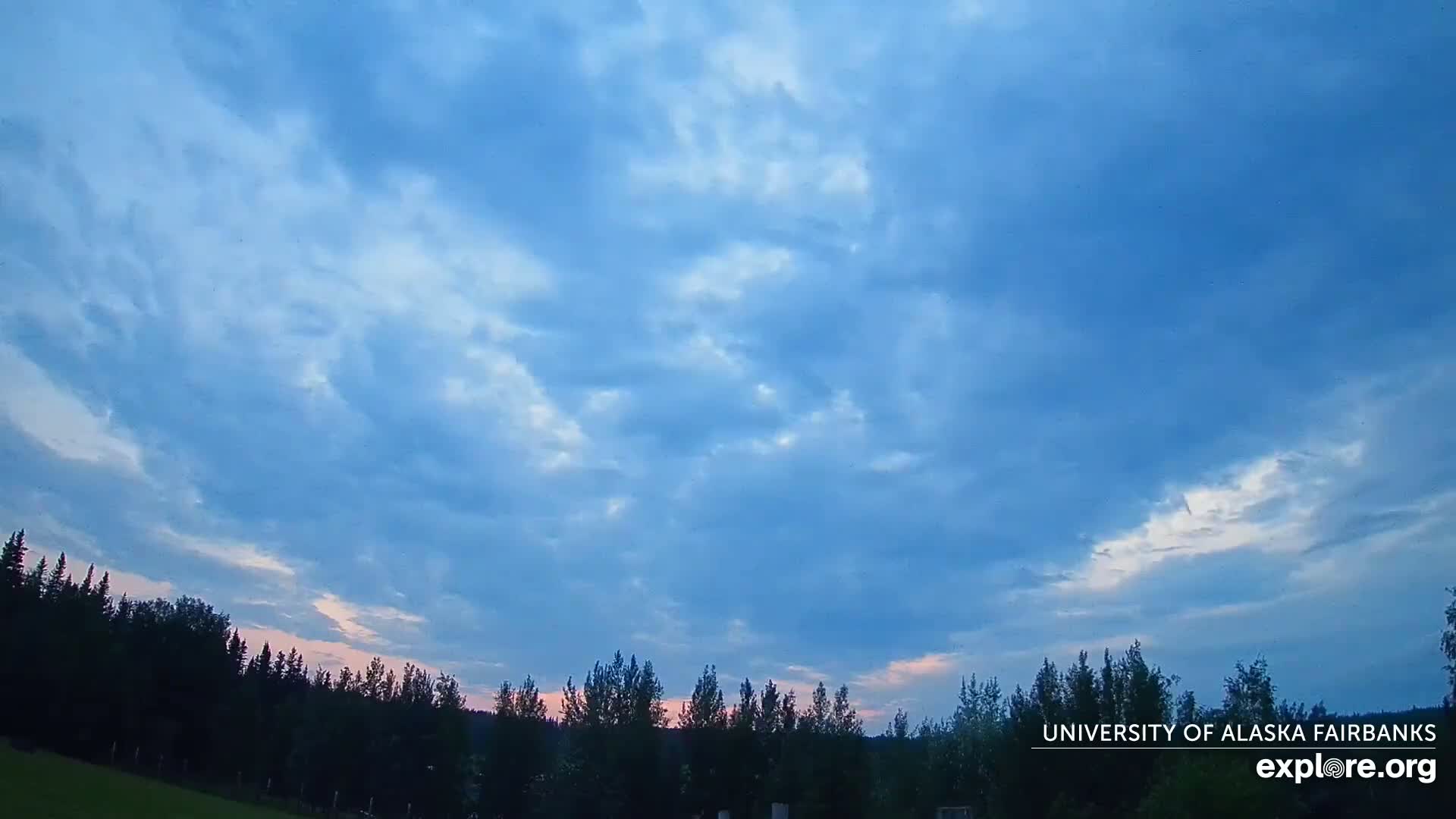 University of Alaska, Fairbanks North Star Northern Lights / Aurora Borealis / Stars View Live Cam - Faibanks, Fairbanks North Star, Alaska, USA