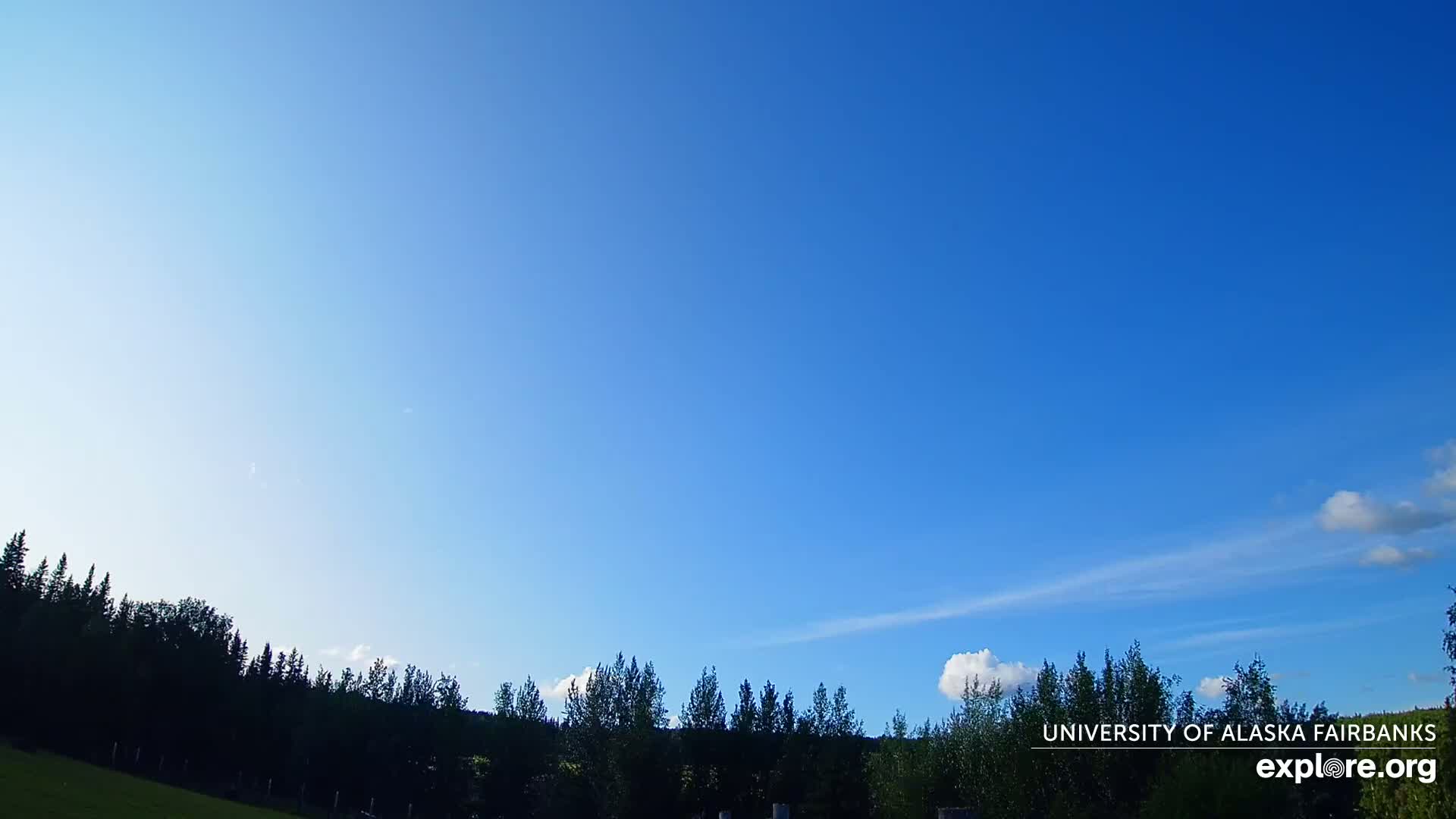 University of Alaska, Fairbanks North Star Northern Lights / Aurora Borealis / Stars View Live Cam - Faibanks, Fairbanks North Star, Alaska, USA