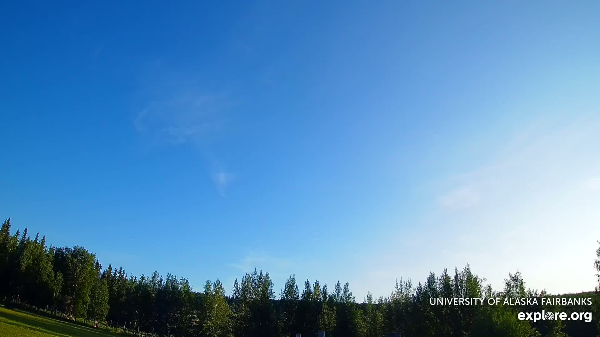 University of Alaska, Fairbanks North Star Northern Lights / Aurora Borealis / Stars View Live Cam - Faibanks, Fairbanks North Star, Alaska, USA