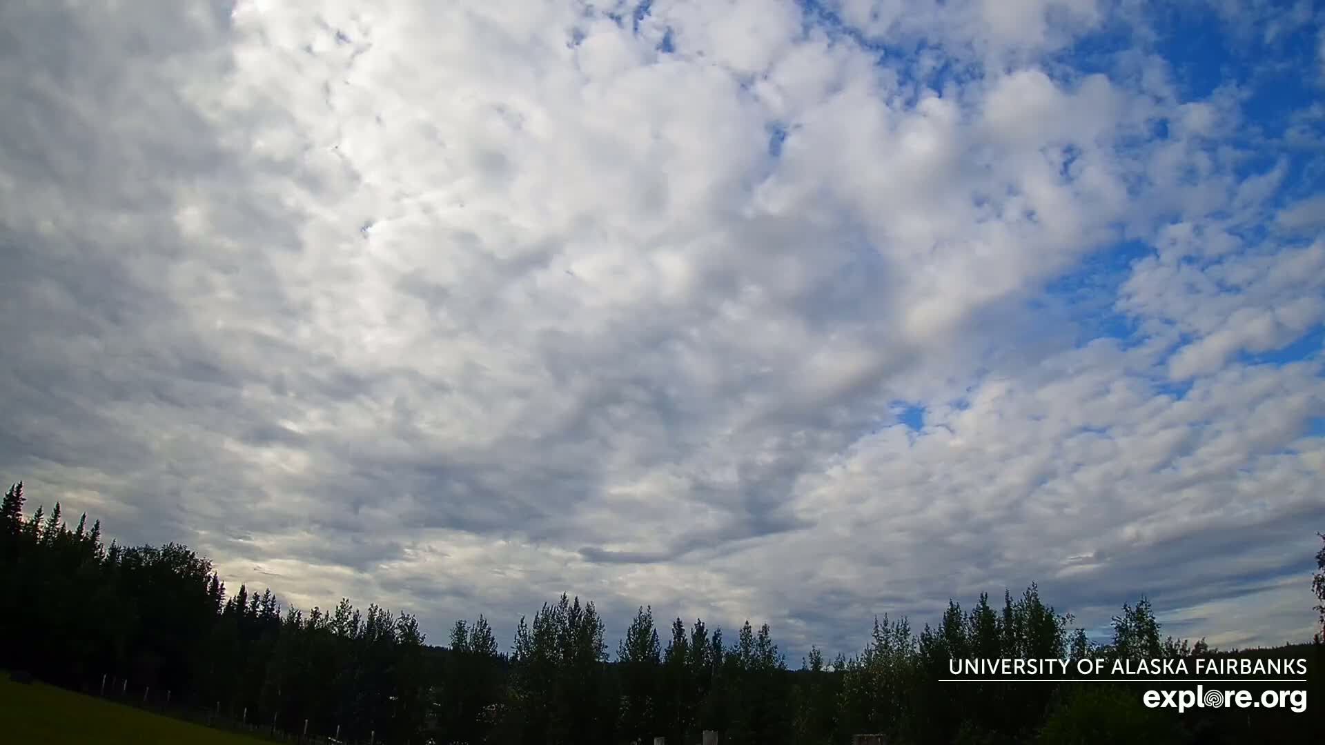 University of Alaska, Fairbanks North Star Northern Lights / Aurora Borealis / Stars View Live Cam - Faibanks, Fairbanks North Star, Alaska, USA