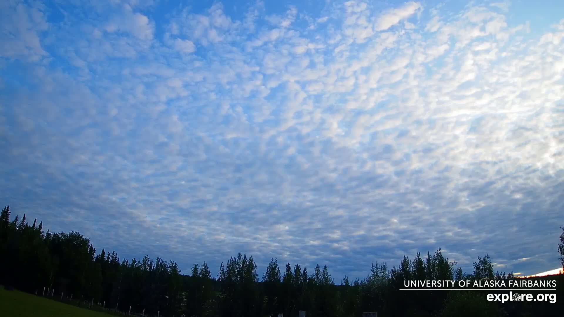 University of Alaska, Fairbanks North Star Northern Lights / Aurora Borealis / Stars View Live Cam - Faibanks, Fairbanks North Star, Alaska, USA