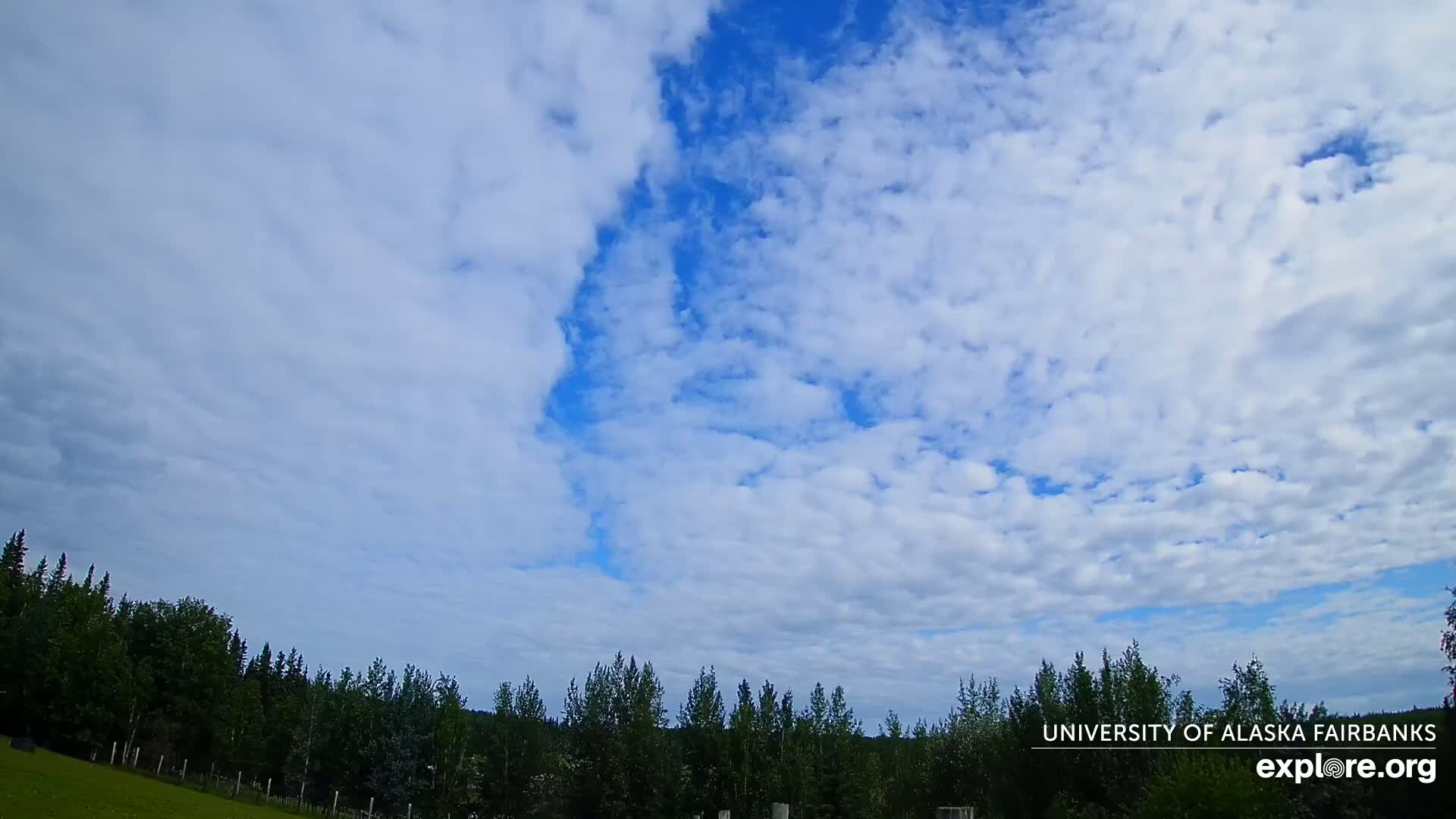 University of Alaska, Fairbanks North Star Northern Lights / Aurora Borealis / Stars View Live Cam - Faibanks, Fairbanks North Star, Alaska, USA