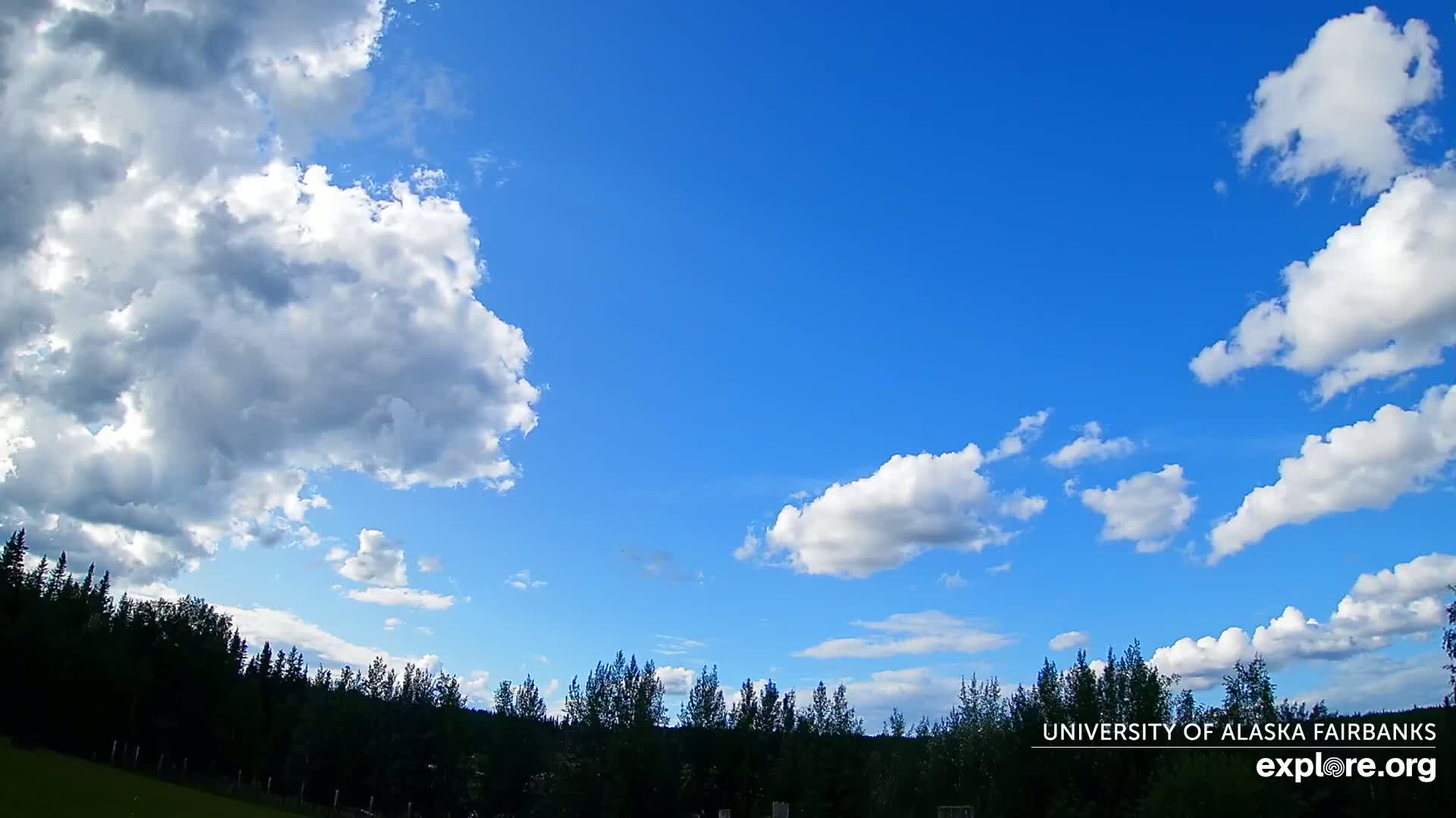 University of Alaska, Fairbanks North Star Northern Lights / Aurora Borealis / Stars View Live Cam - Faibanks, Fairbanks North Star, Alaska, USA