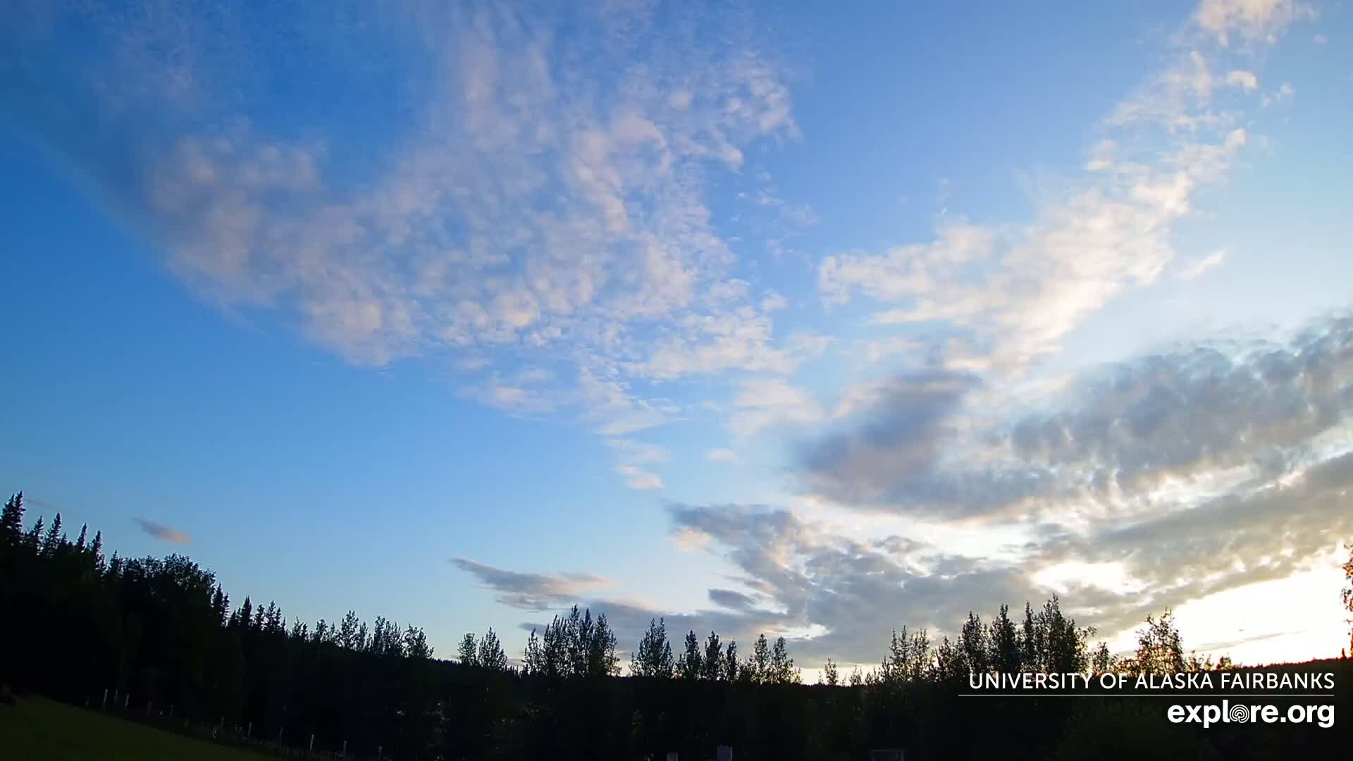 University of Alaska, Fairbanks North Star Northern Lights / Aurora Borealis / Stars View Live Cam - Faibanks, Fairbanks North Star, Alaska, USA
