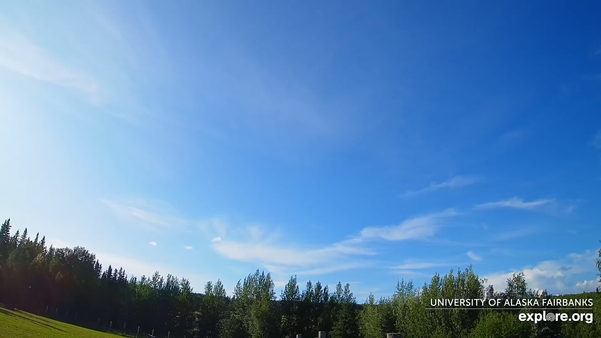 University of Alaska, Fairbanks North Star Northern Lights / Aurora Borealis / Stars View Live Cam - Faibanks, Fairbanks North Star, Alaska, USA