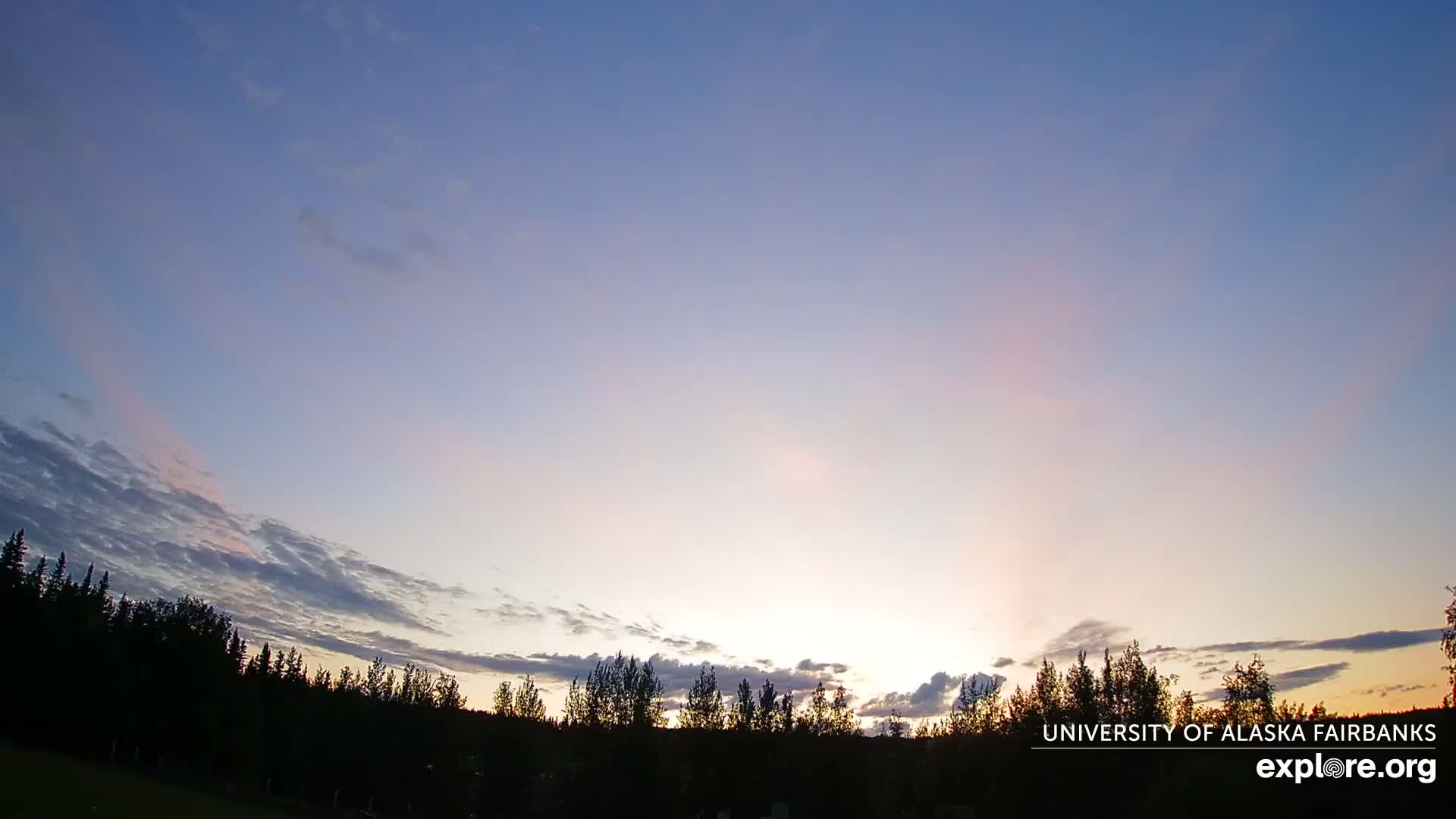 University of Alaska, Fairbanks North Star Northern Lights / Aurora Borealis / Stars View Live Cam - Faibanks, Fairbanks North Star, Alaska, USA