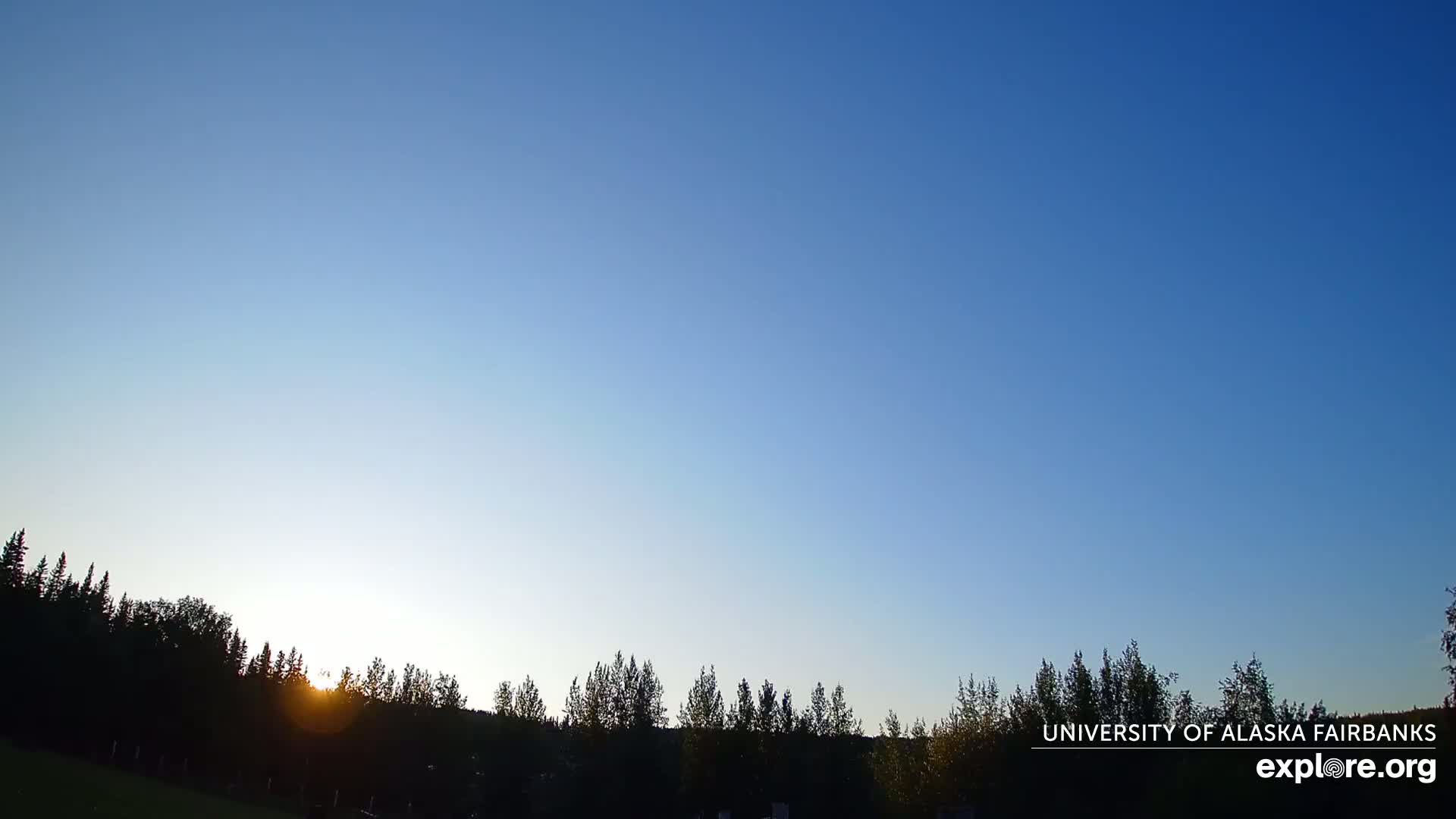 University of Alaska, Fairbanks North Star Northern Lights / Aurora Borealis / Stars View Live Cam - Faibanks, Fairbanks North Star, Alaska, USA
