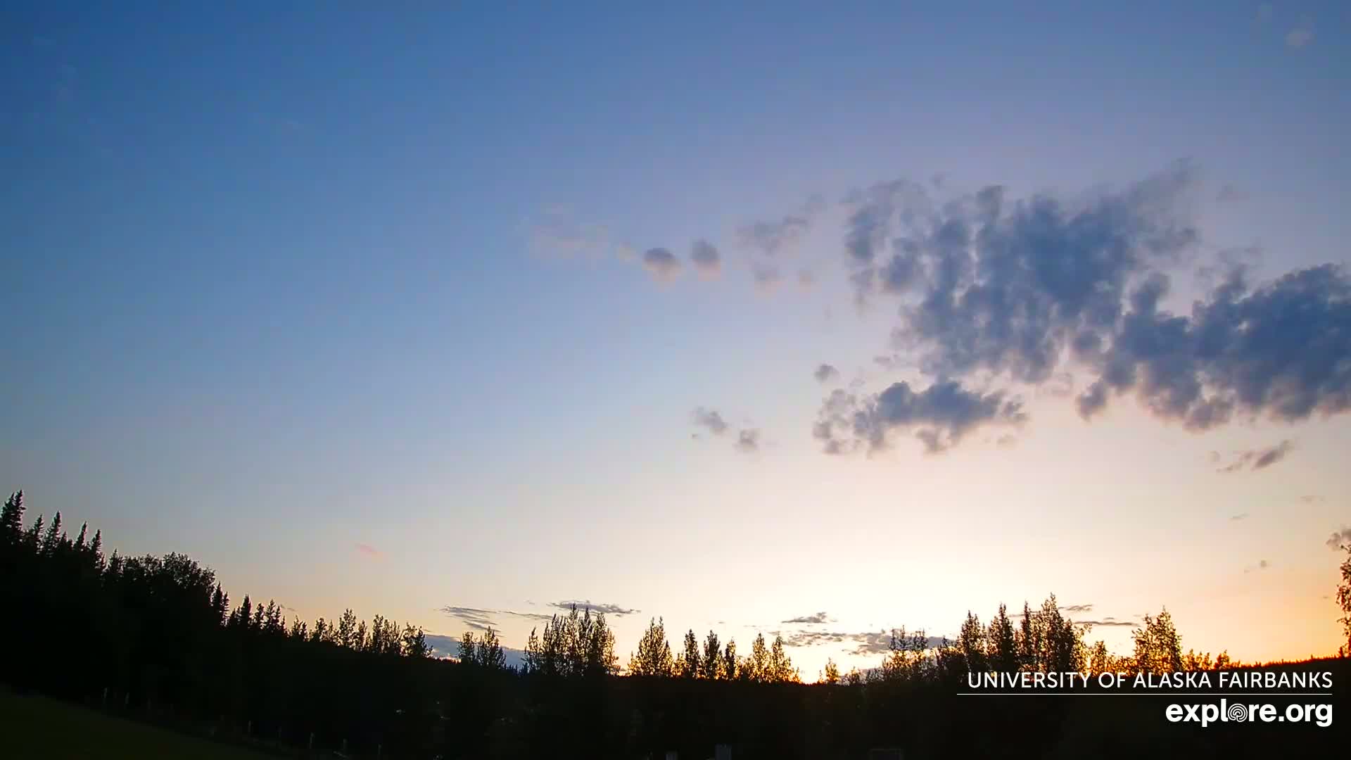 University of Alaska, Fairbanks North Star Northern Lights / Aurora Borealis / Stars View Live Cam - Faibanks, Fairbanks North Star, Alaska, USA