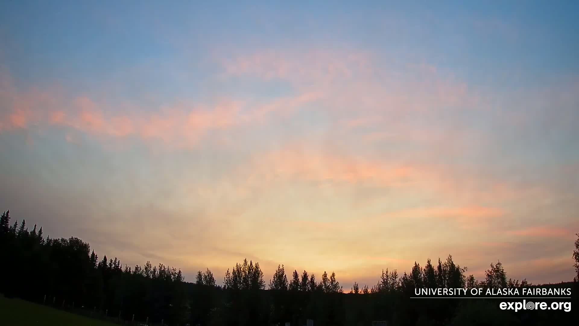 University of Alaska, Fairbanks North Star Northern Lights / Aurora Borealis / Stars View Live Cam - Faibanks, Fairbanks North Star, Alaska, USA