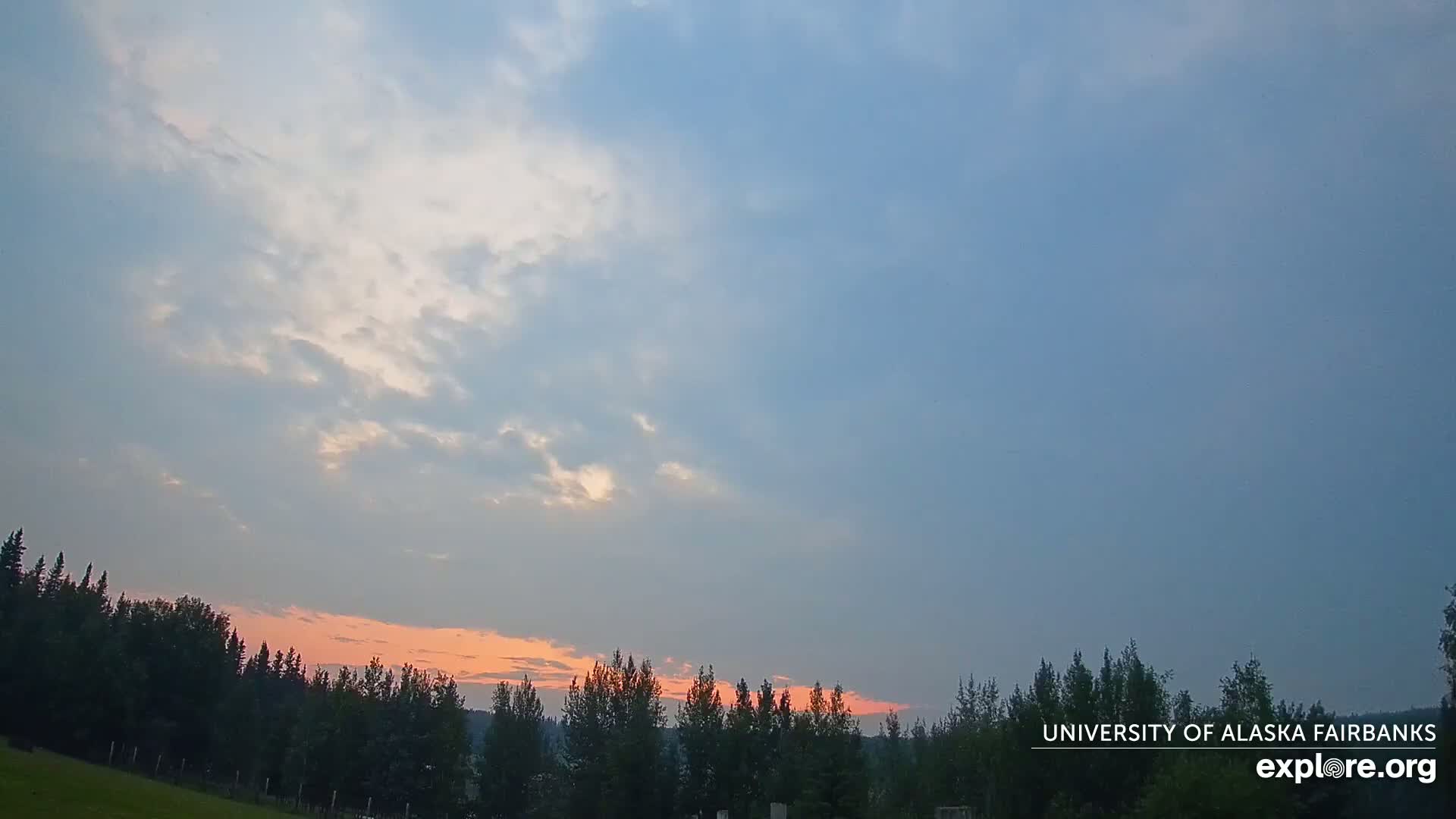 University of Alaska, Fairbanks North Star Northern Lights / Aurora Borealis / Stars View Live Cam - Faibanks, Fairbanks North Star, Alaska, USA