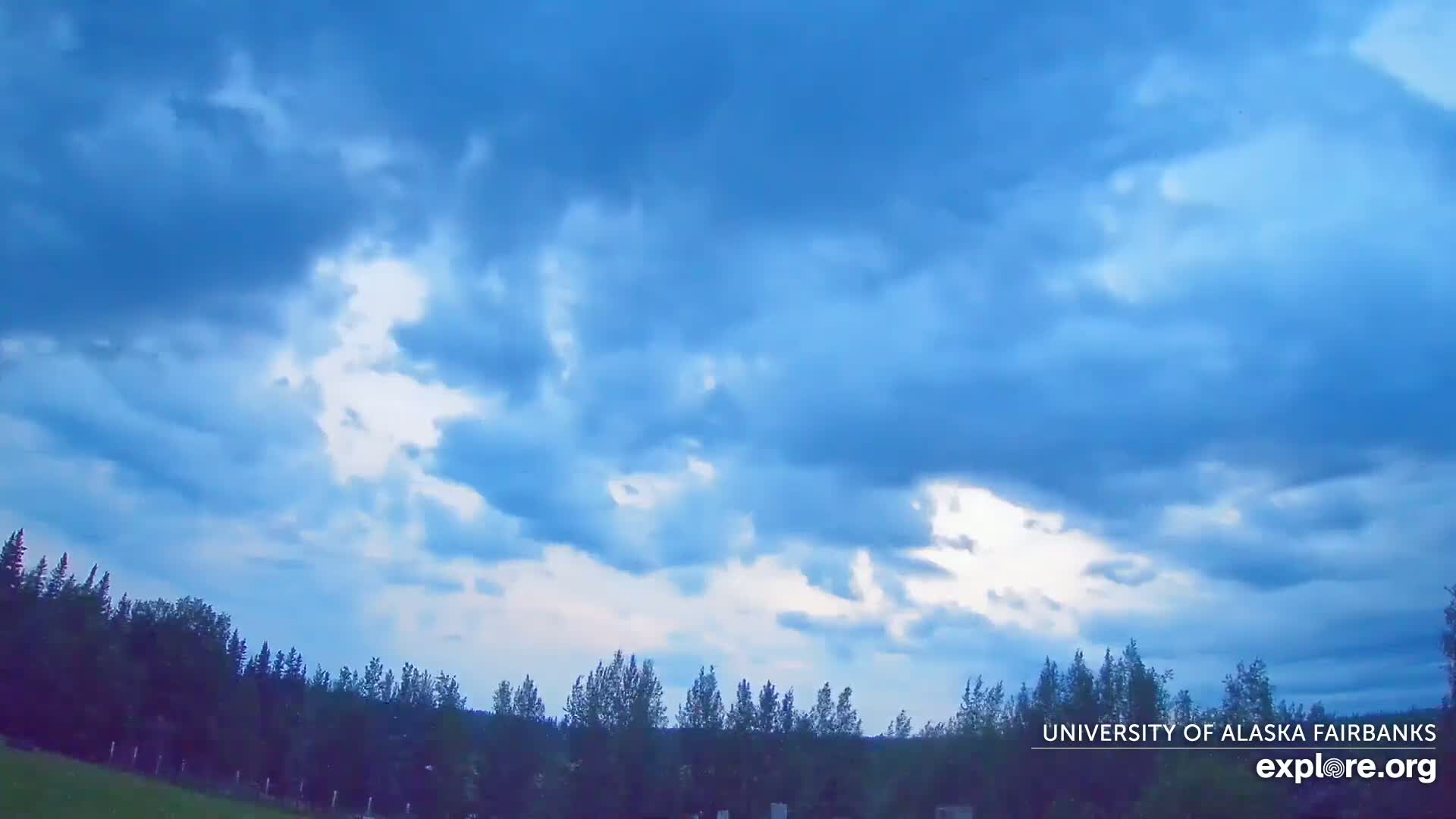 University of Alaska, Fairbanks North Star Northern Lights / Aurora Borealis / Stars View Live Cam - Faibanks, Fairbanks North Star, Alaska, USA