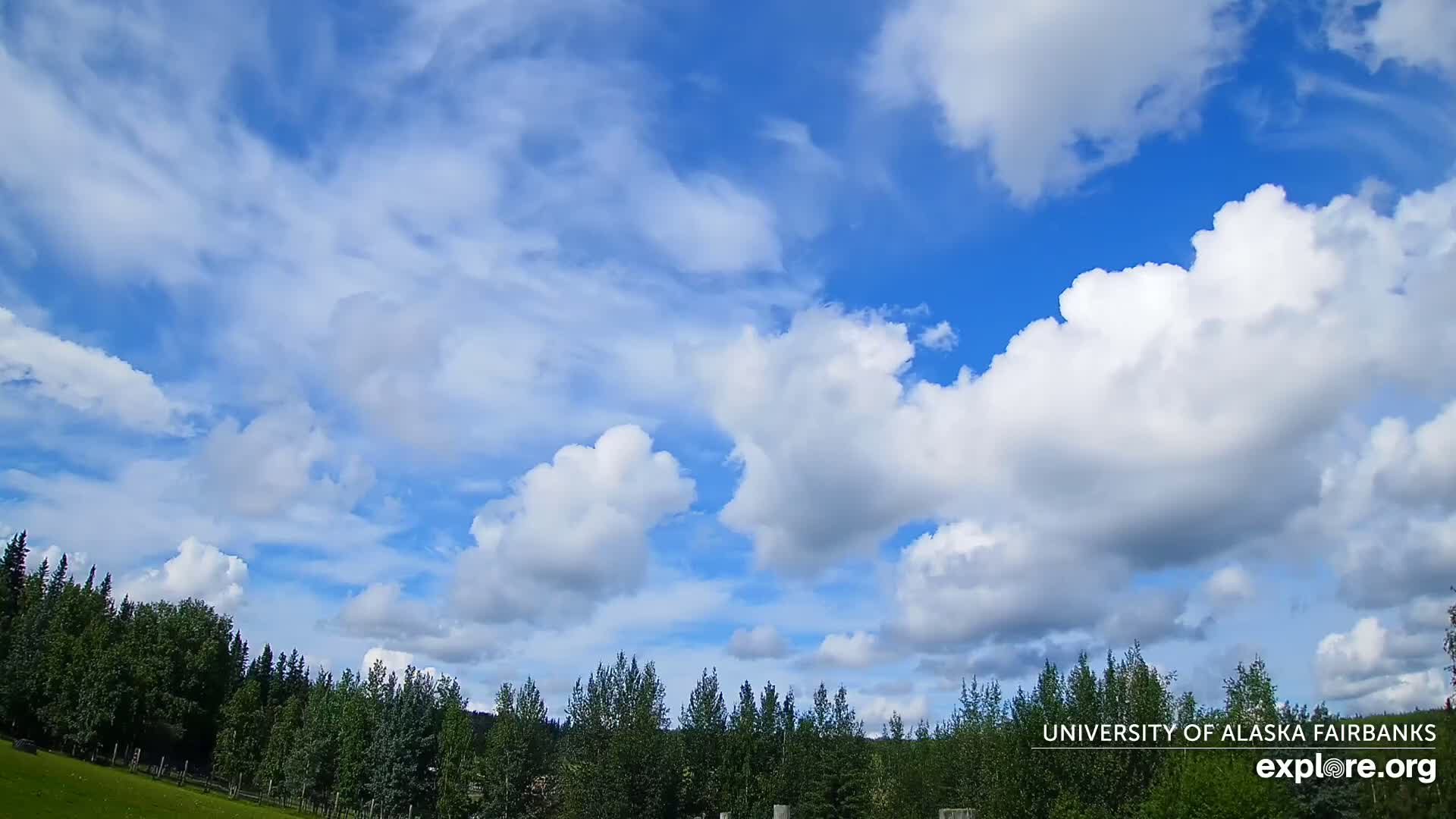 University of Alaska, Fairbanks North Star Northern Lights / Aurora Borealis / Stars View Live Cam - Faibanks, Fairbanks North Star, Alaska, USA